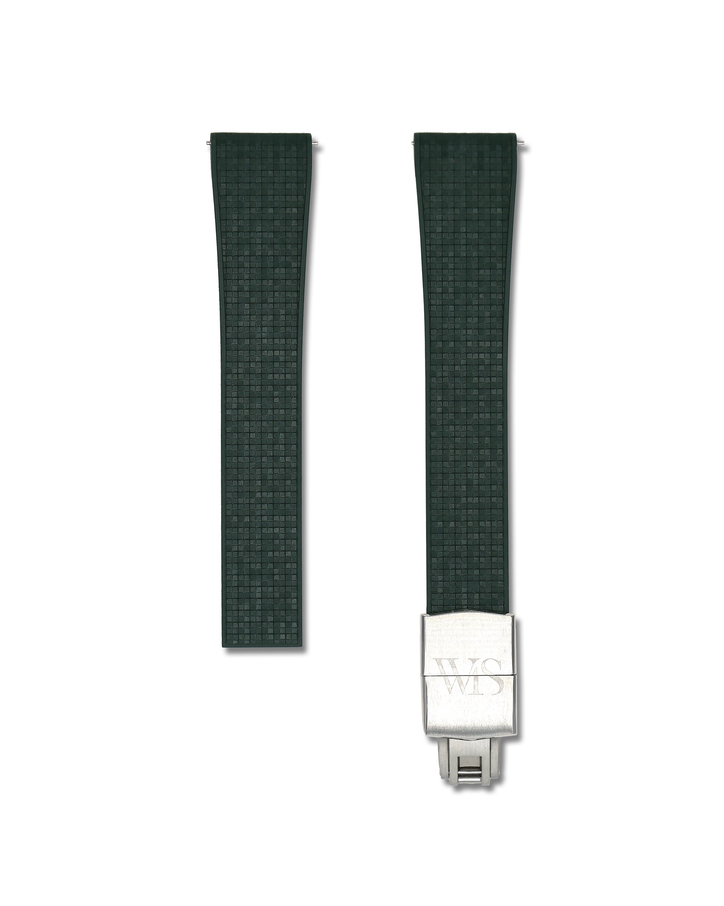 Patterned Green Rubber Front