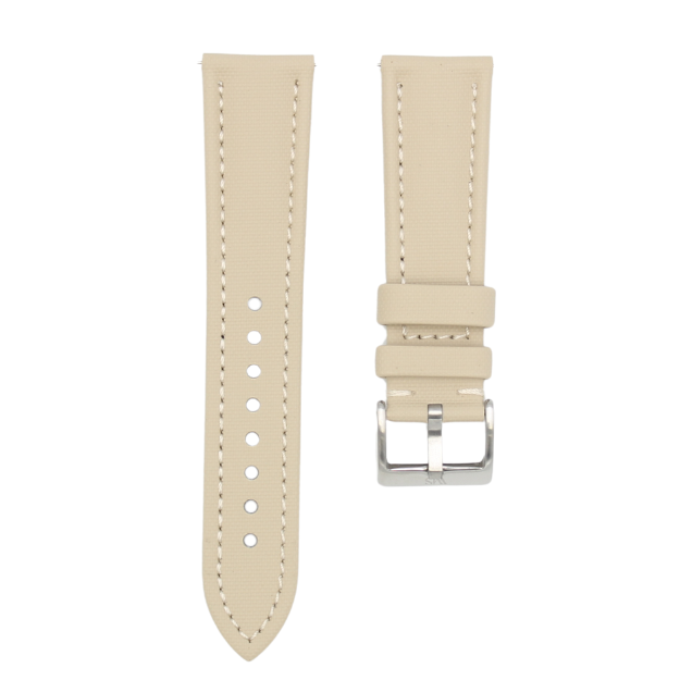 Beige - Sailcloth Watch Strap For Zenith Pilot