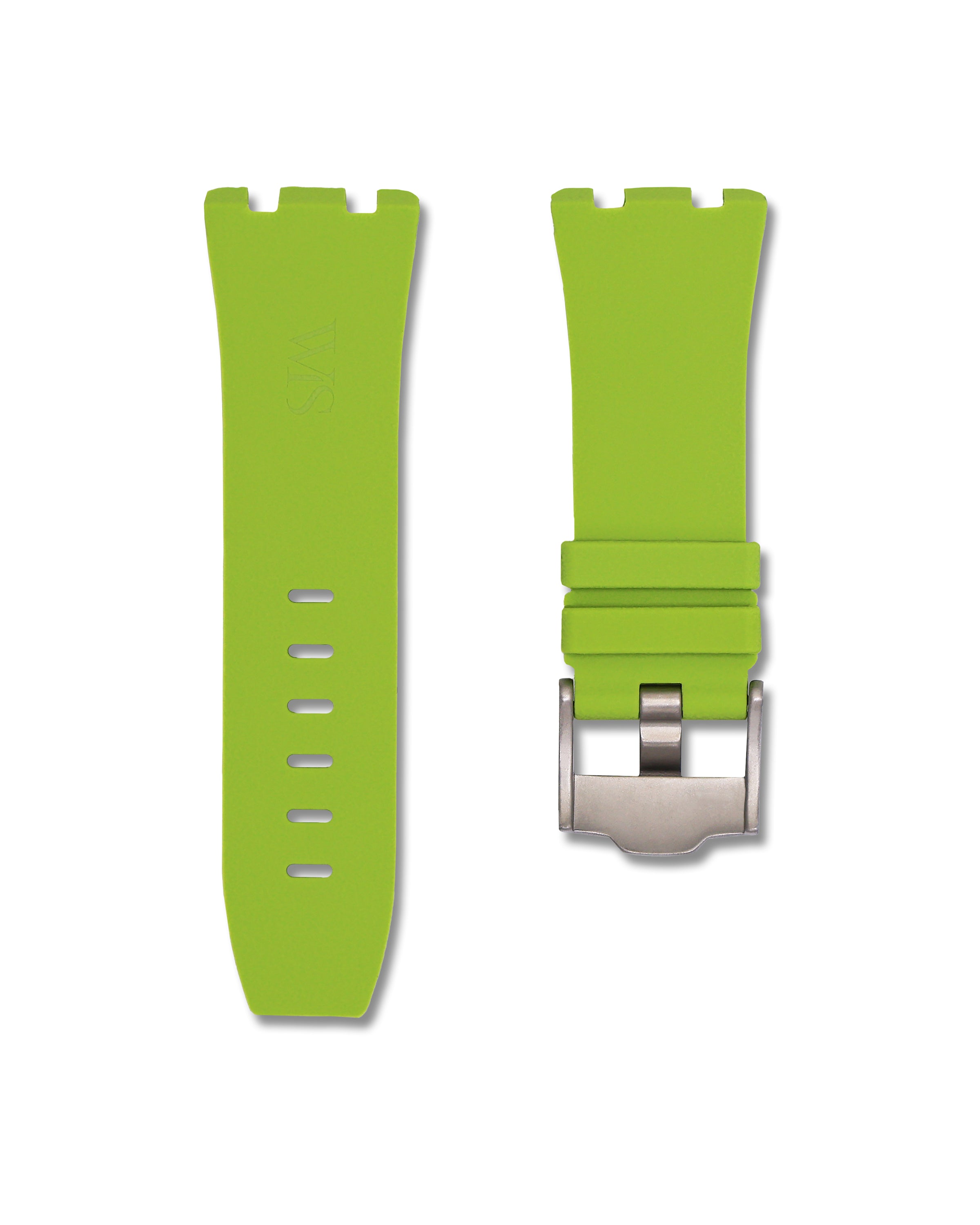 Green Rubber Watch Strap For Audemars Piguet Royal Oak Offshore 44mm | WIS Watch Straps