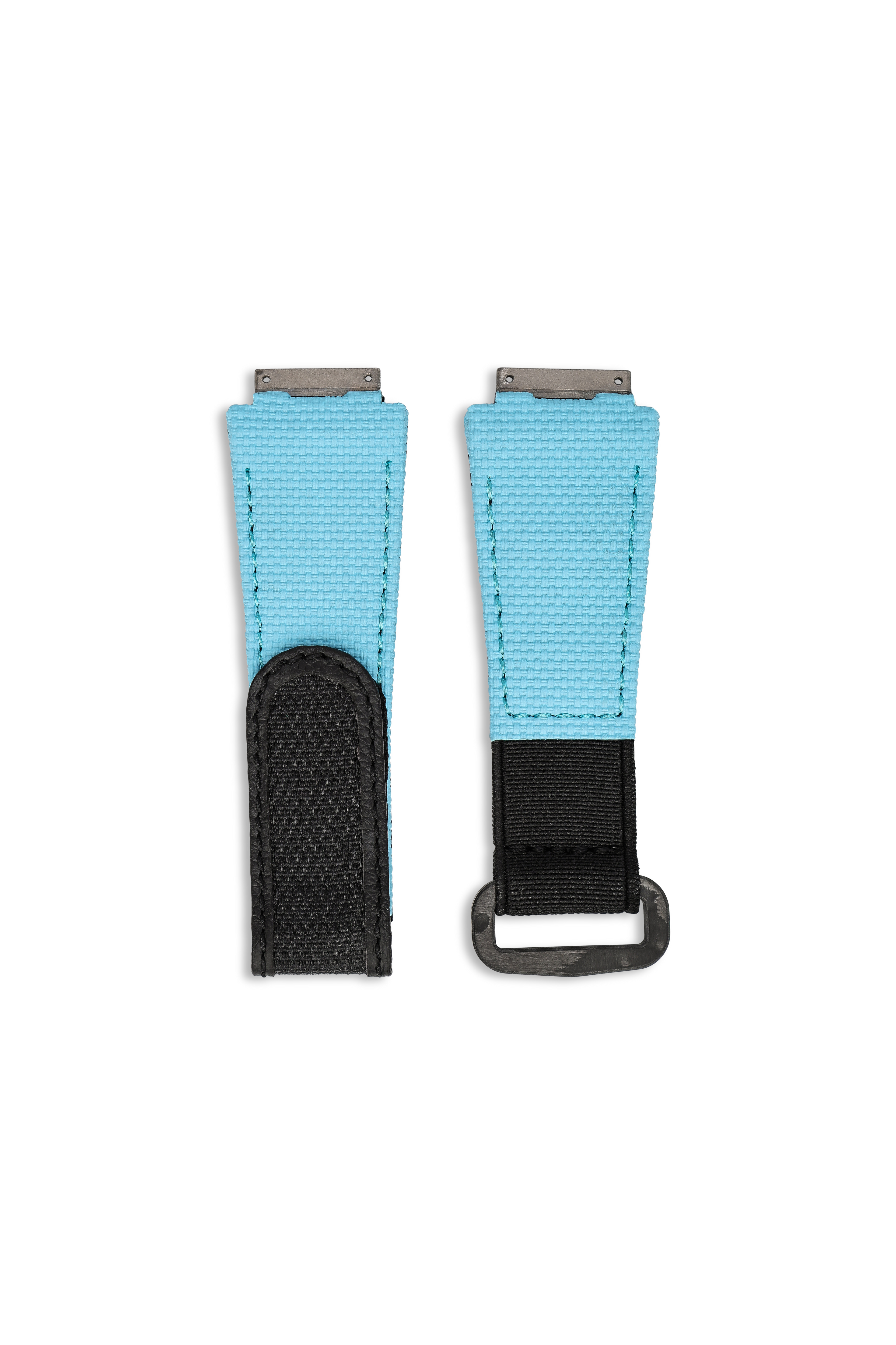 Miami Blue Watch Band for RM 011 Richard Mille Elastic Velcro WIS Watch Strap