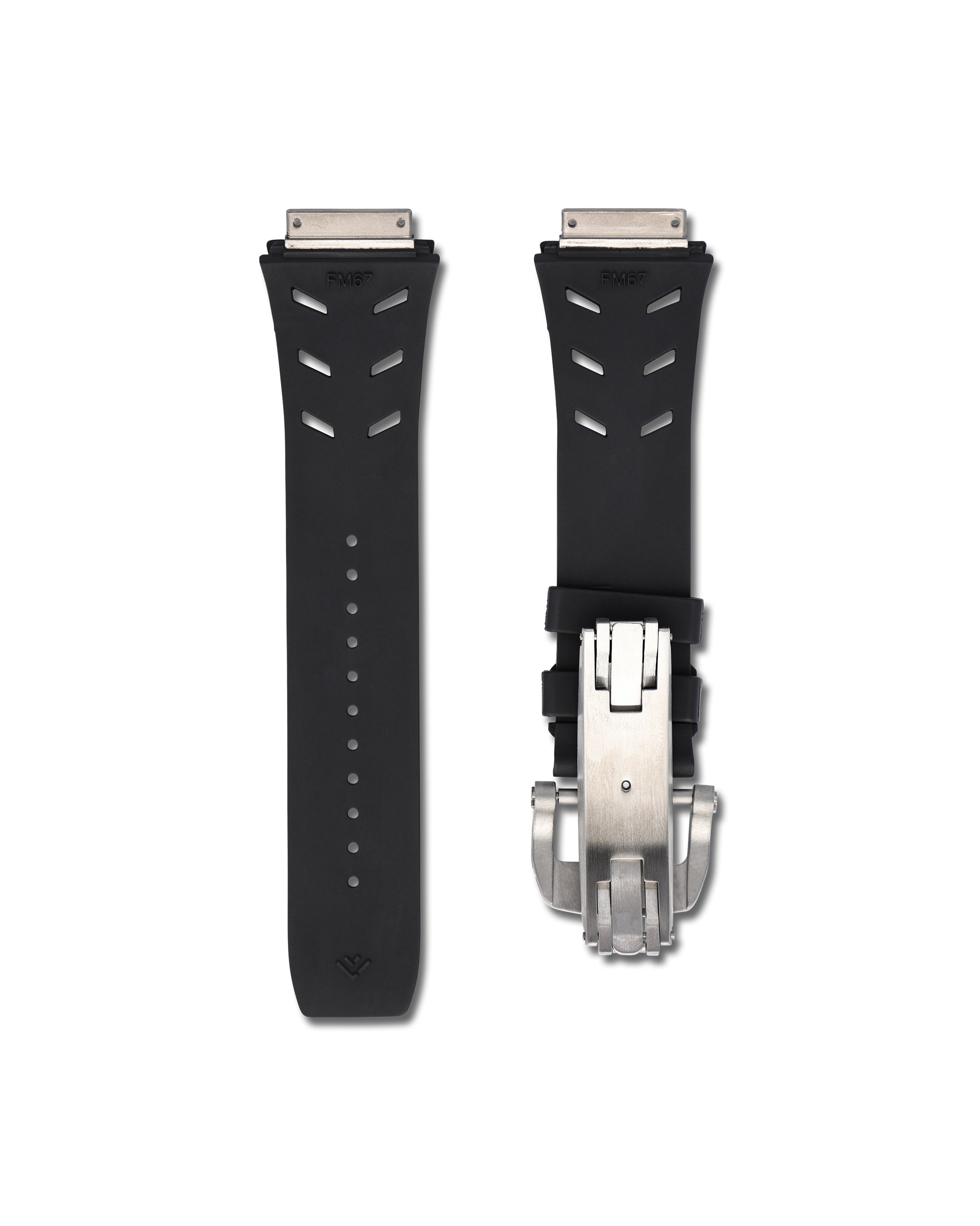 Richard Mille Black Rubber WIS Watch Straps RM 67-02