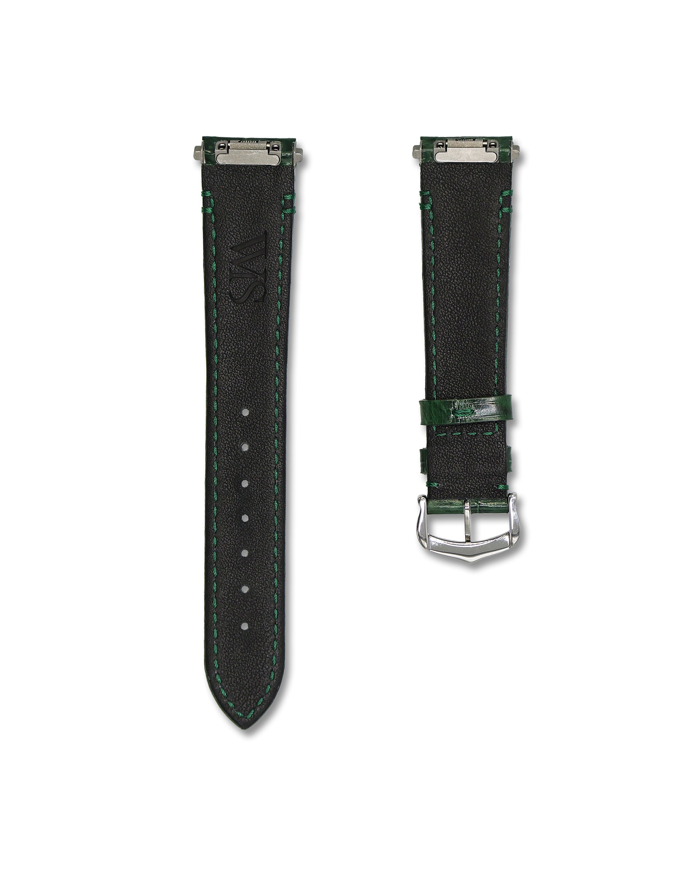 Cartier Santos Green Alligator Leather Watch Strap | WIS