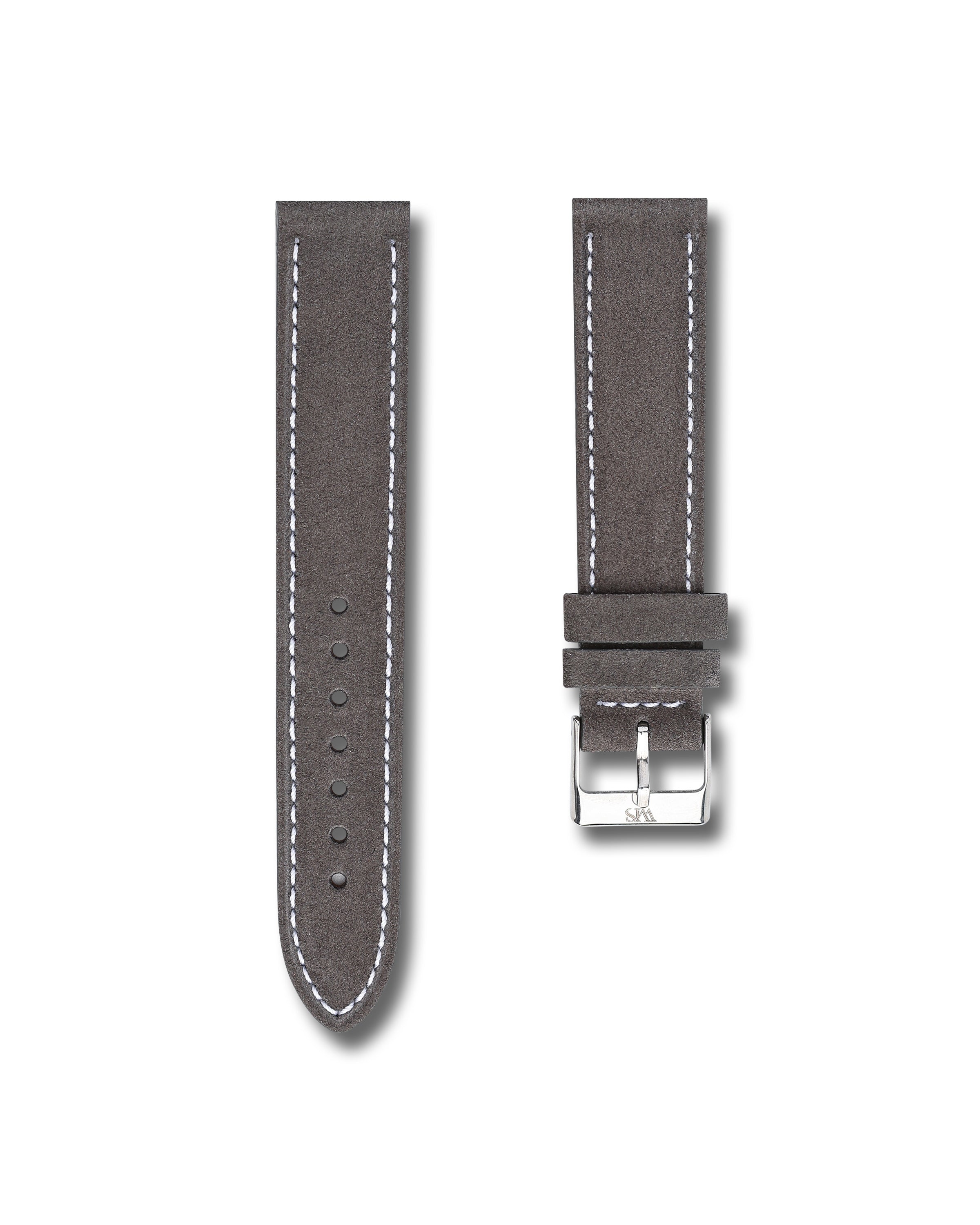 Charcoal Grey Suede Leather Watch Strap For Zenith Pilot – WIS STRAPS