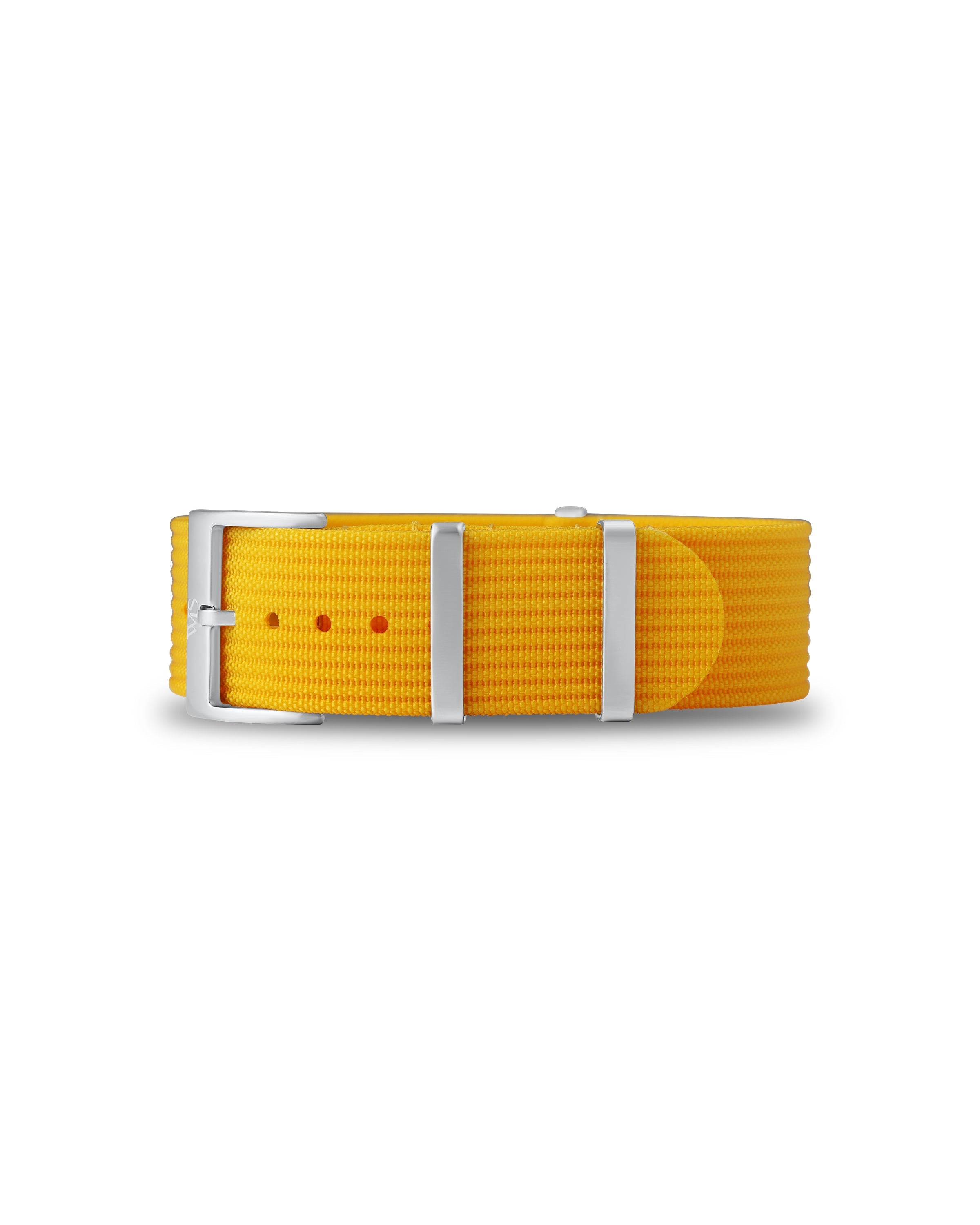 Lemon Yellow Woven Nylon Strap 22mm | WIS STRAPS