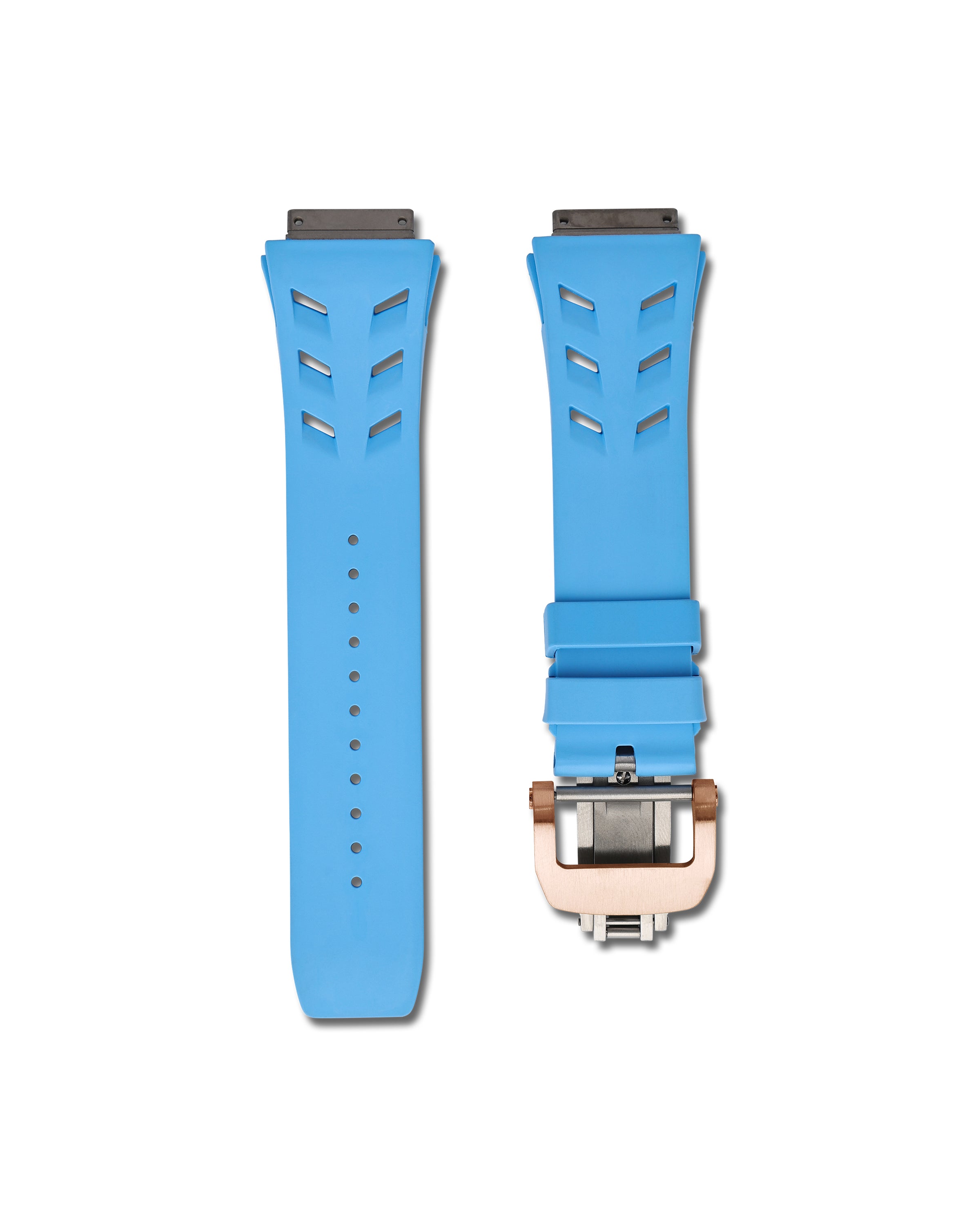 Richard Mille Miami Blue Rubber WIS Watch Straps RM 67-02