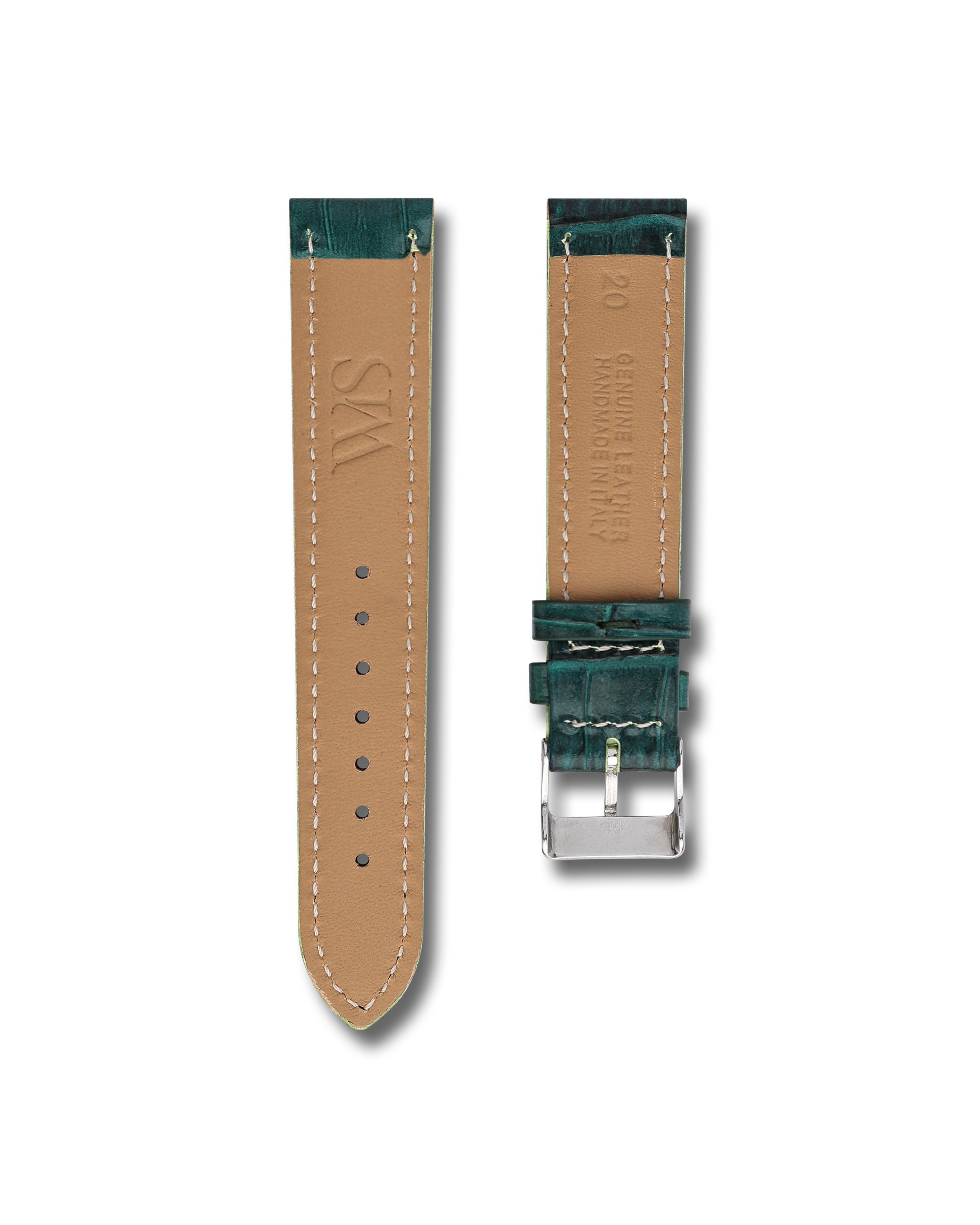 Green Alligator Leather WIS Watch Strap