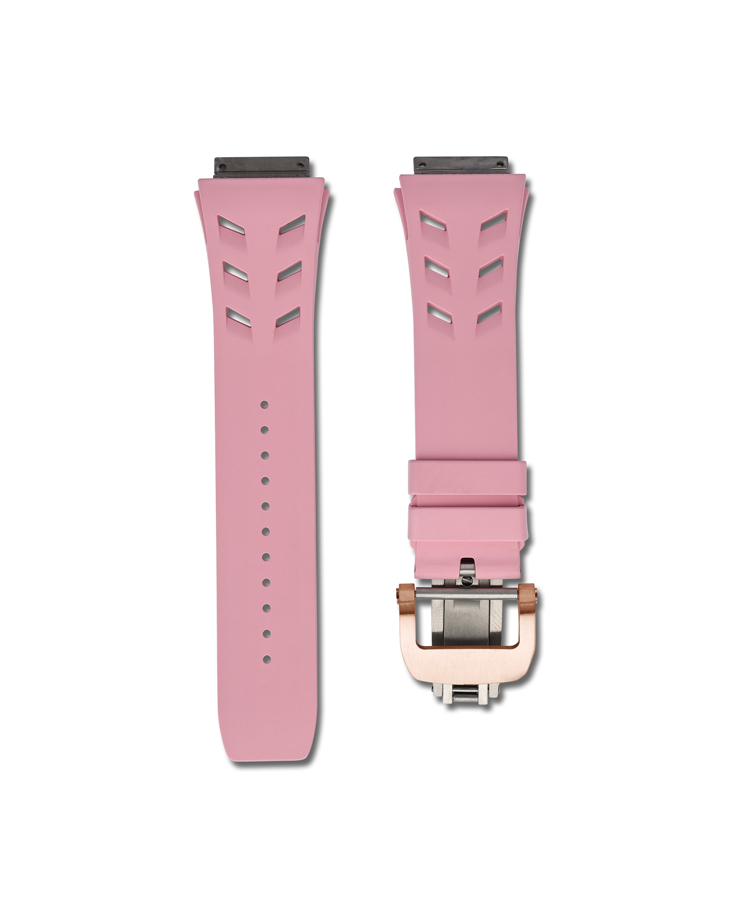 Richard Mille Pastel Pink Rubber WIS Watch Straps RM 67-02