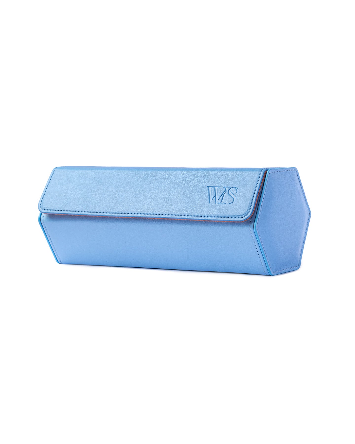 Powder Blue 3 Watch Roll & Strap Storage | WISSTRAPS