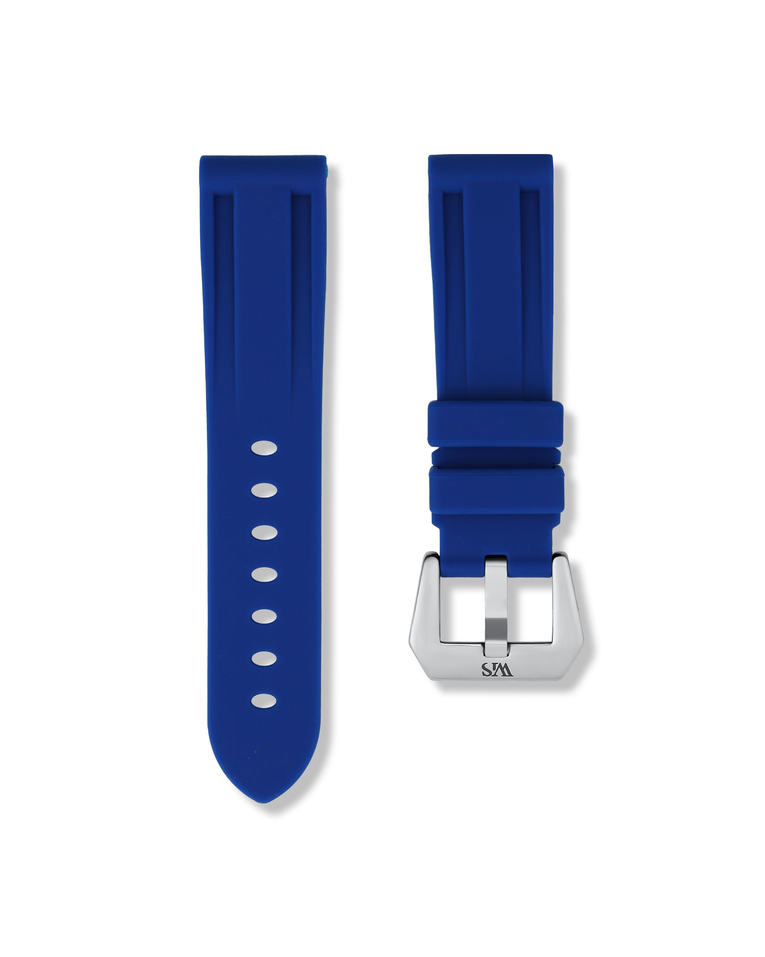 Royal Blue Rubber Watch Band | WISSTRAPS
