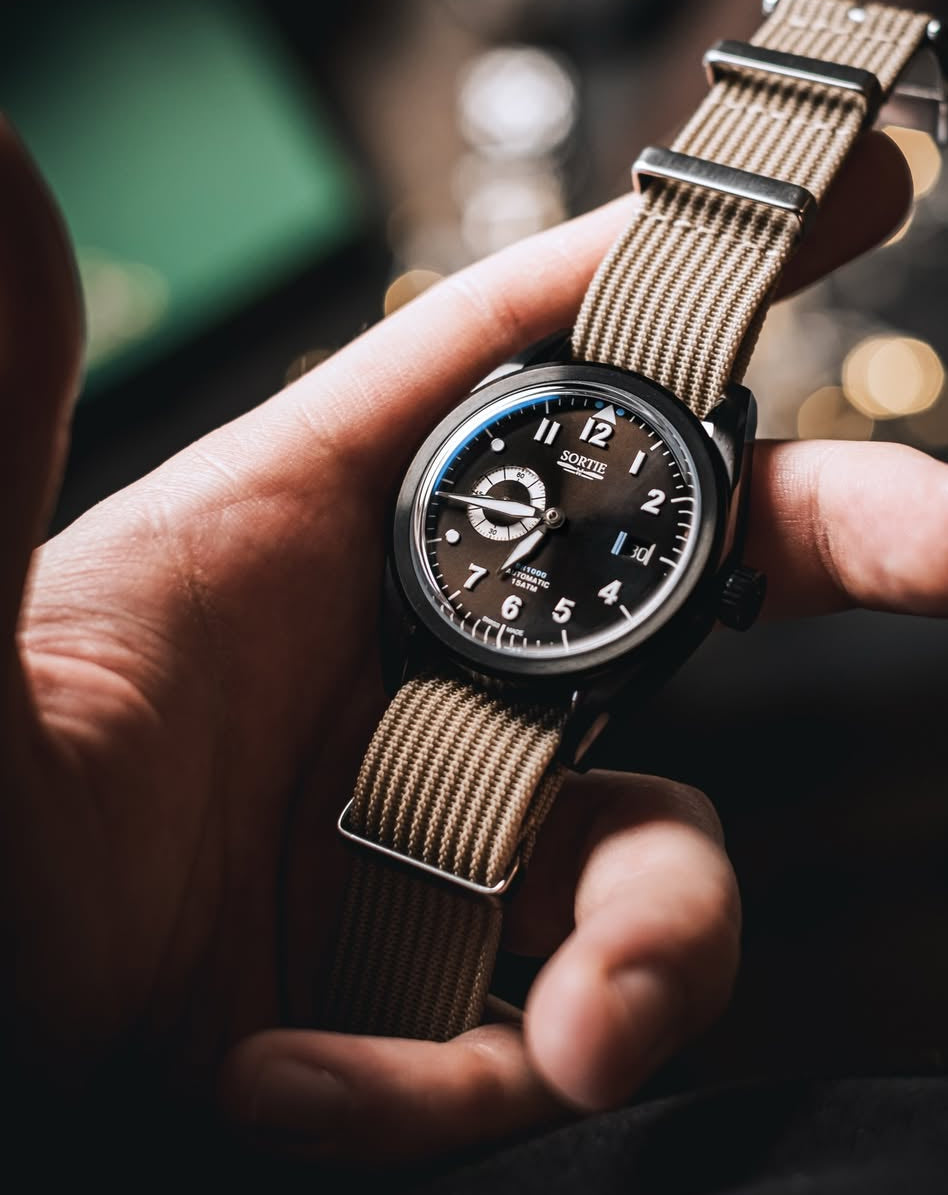 Sortie Watches on WIS Watch Straps Tan Nato Watch Band