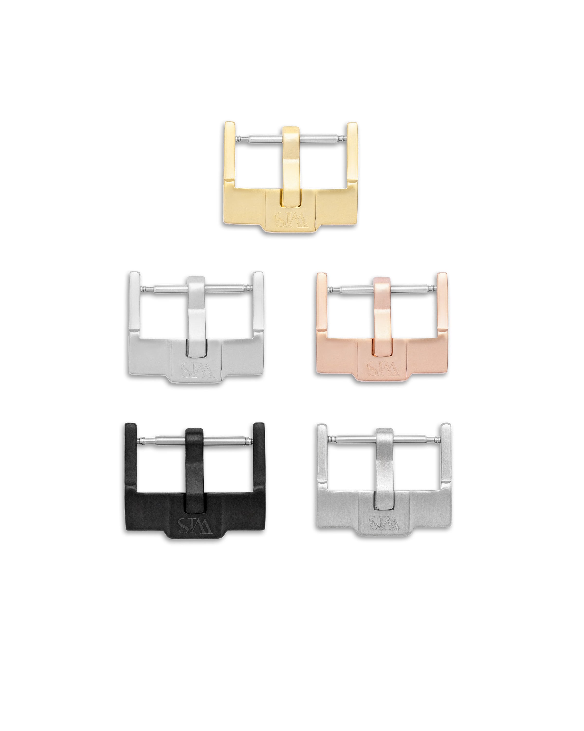 Steel / Gold / Black Watch Buckles | WISSTRAPS