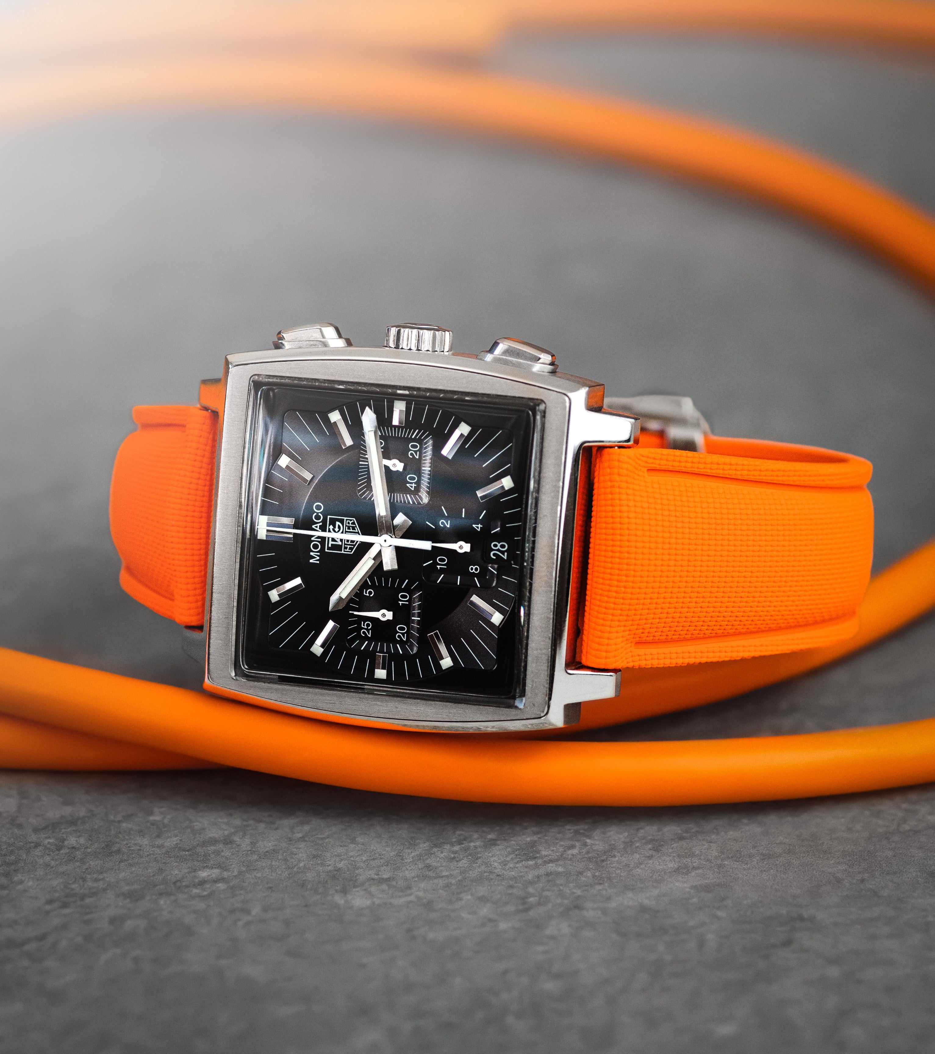 Rubber Deployant Clasp Watch Straps | WIS Straps