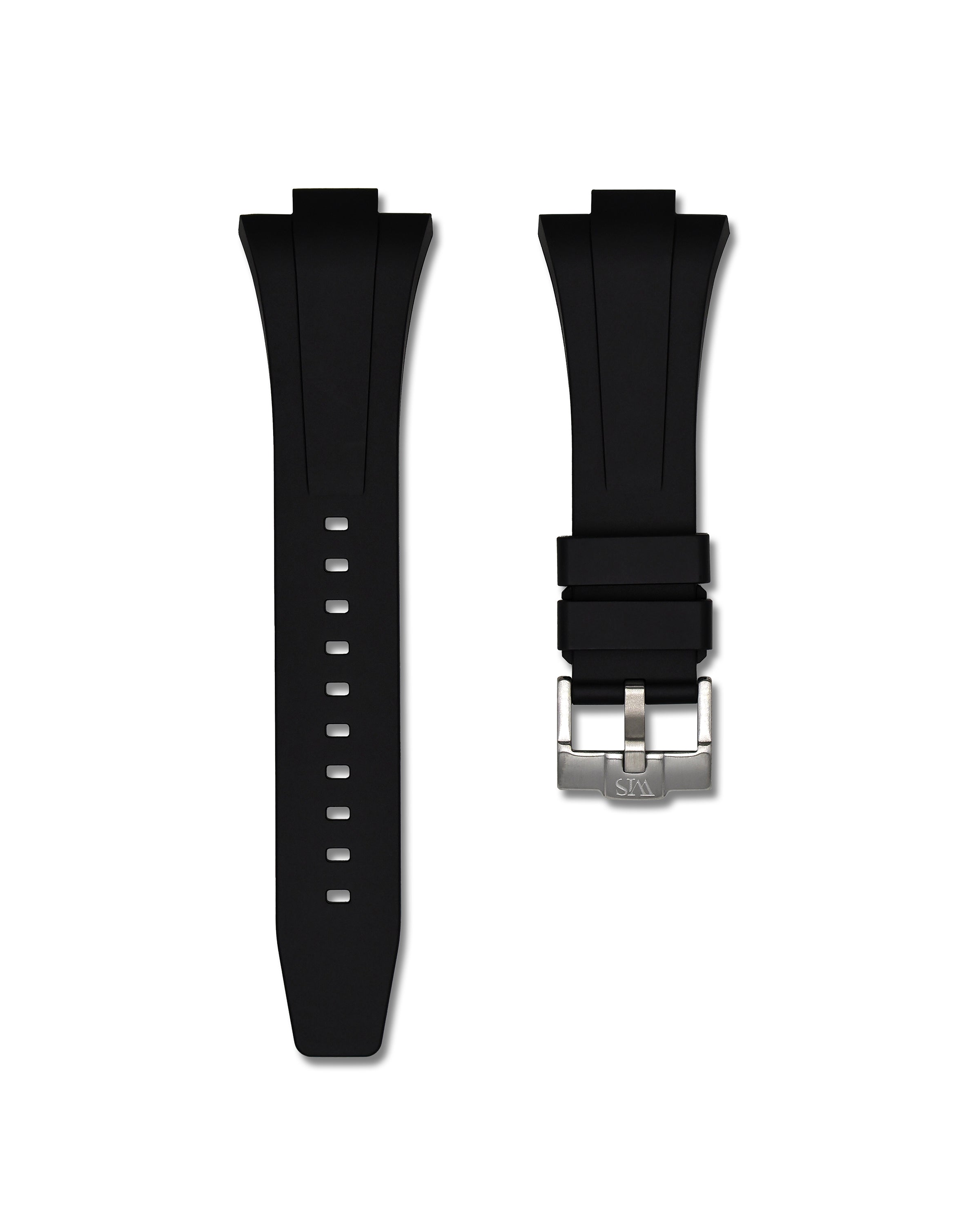 Tissot PRX Black Rubber Quick Release Watch Strap | WIS Straps