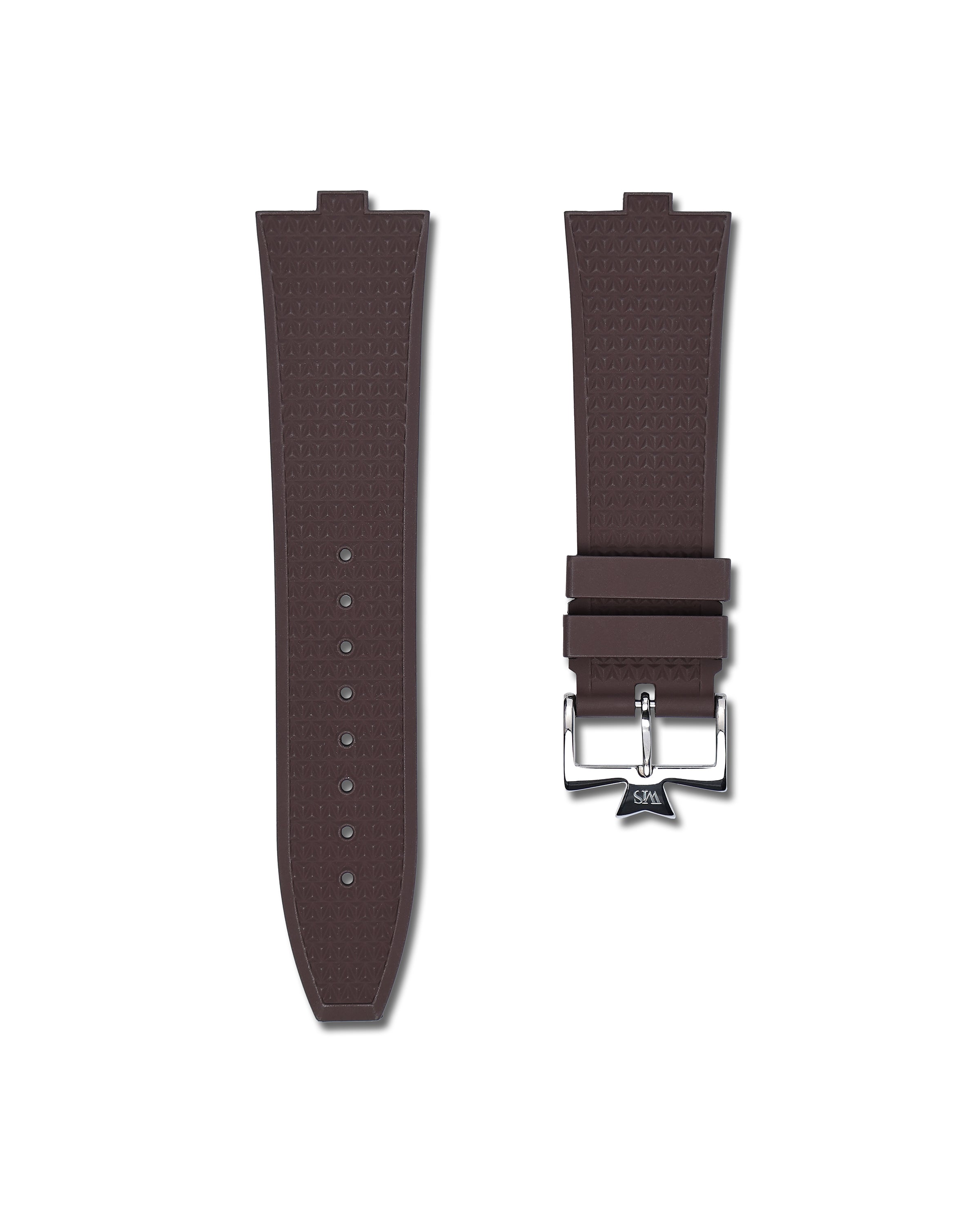 Vacheron Constantin Brown Rubber Quick Release Watch Band | WIS Watch Straps