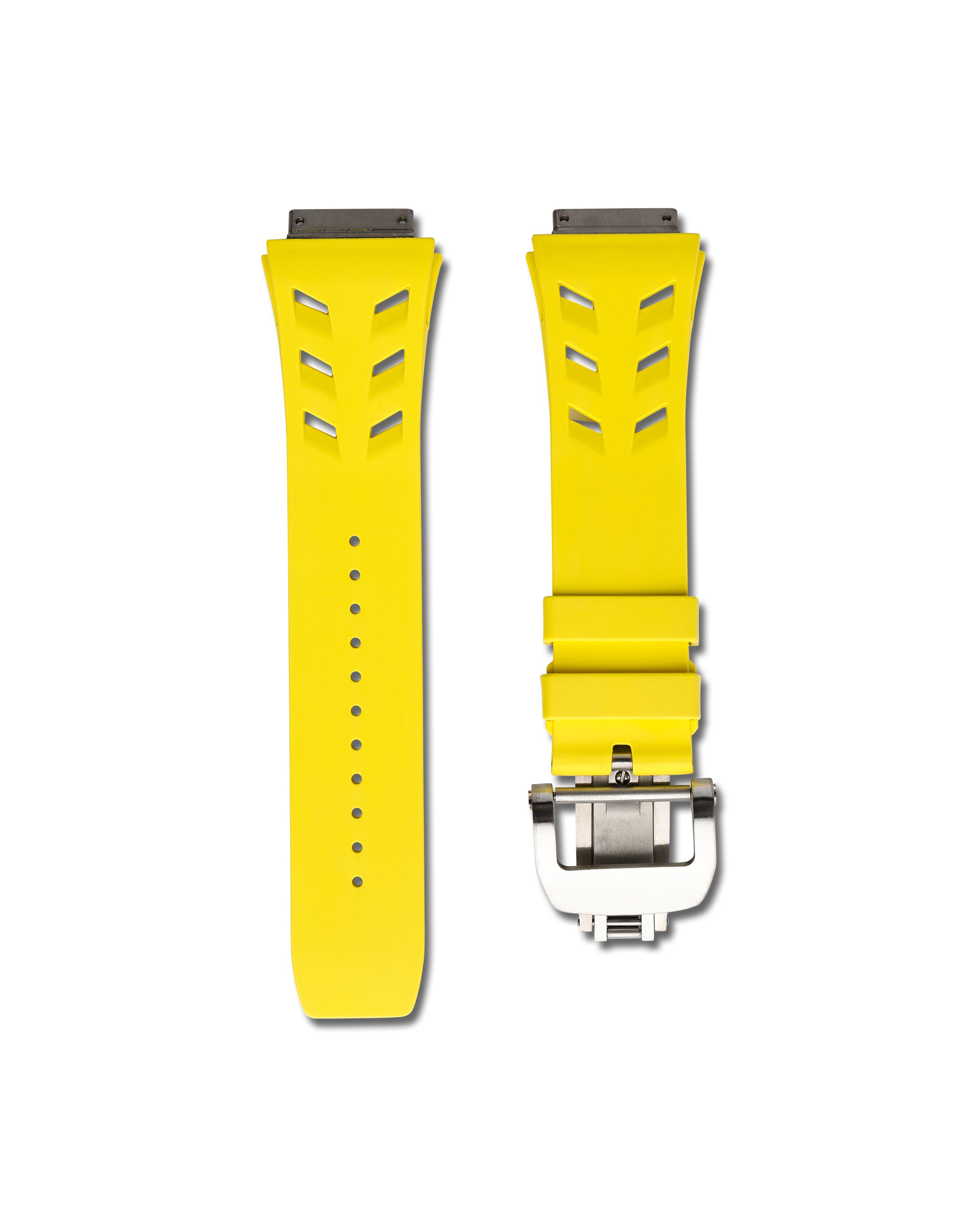 Richard Mille Yellow Rubber WIS Watch Straps RM 67-01