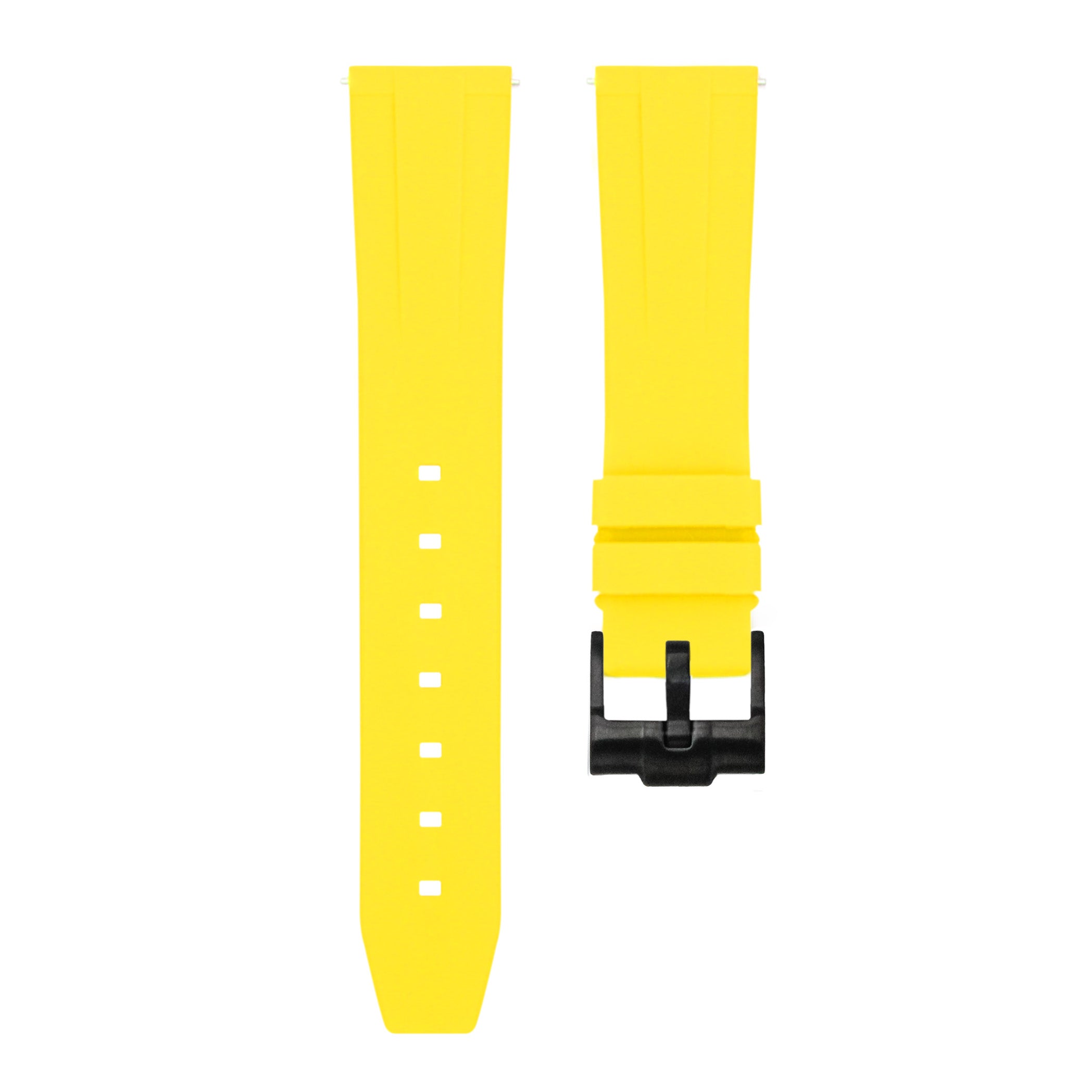 Lemon Yellow - Quick Release Rubber Watch Strap For Seiko Marinemaster