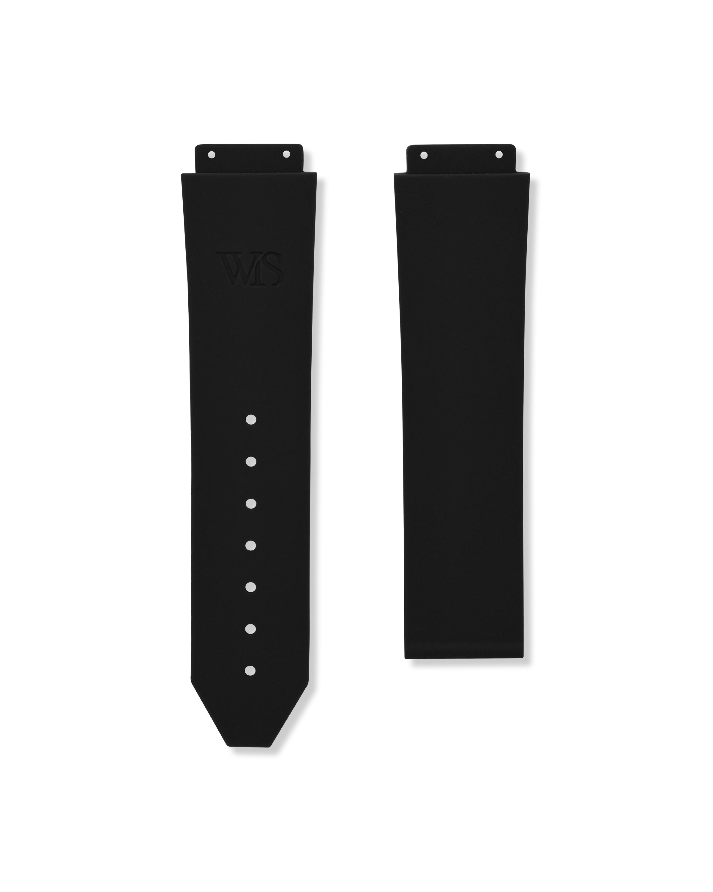 Black Rubber Strap For Hublot Classic Fusion | WIS Watch Straps