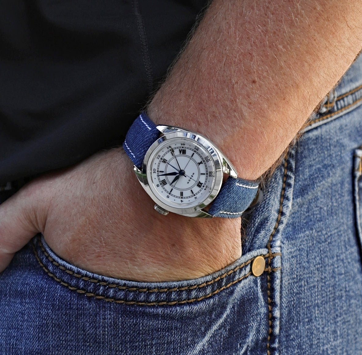 Blue Jean Denim Quality Watch Band | WIS Watch Straps