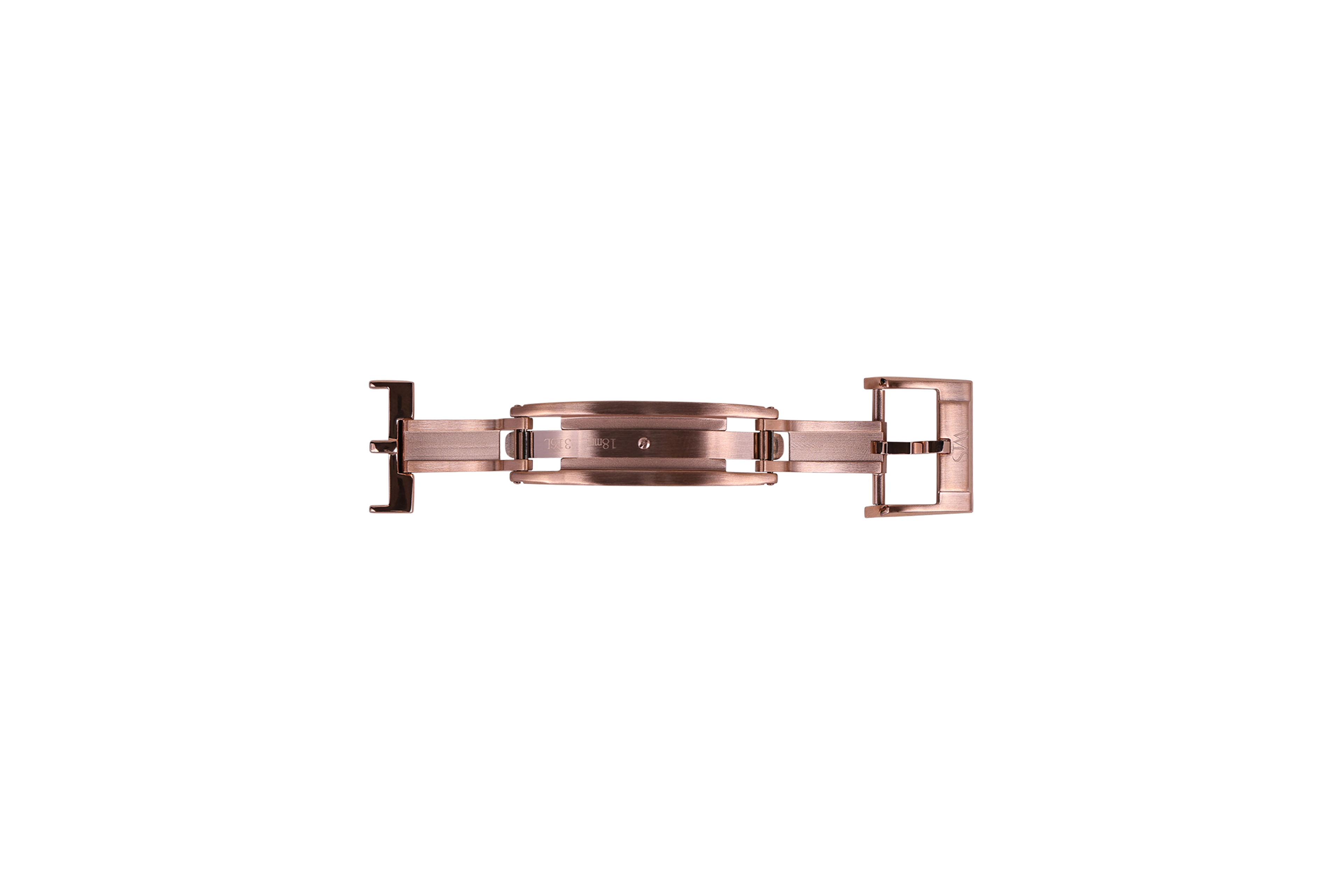 Rose Gold Deployant Butterfly Spring Loaded Clasp | WIS Watch Straps