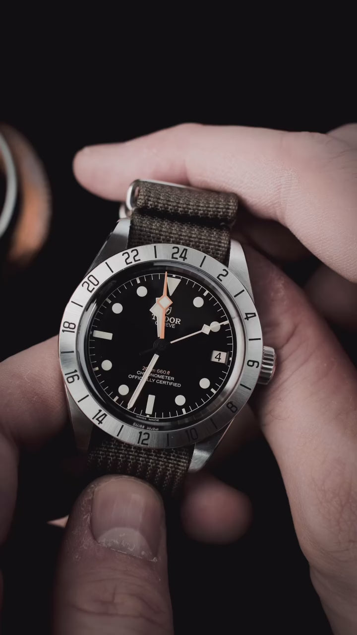 Woodland Brown Nato Strap 24mm