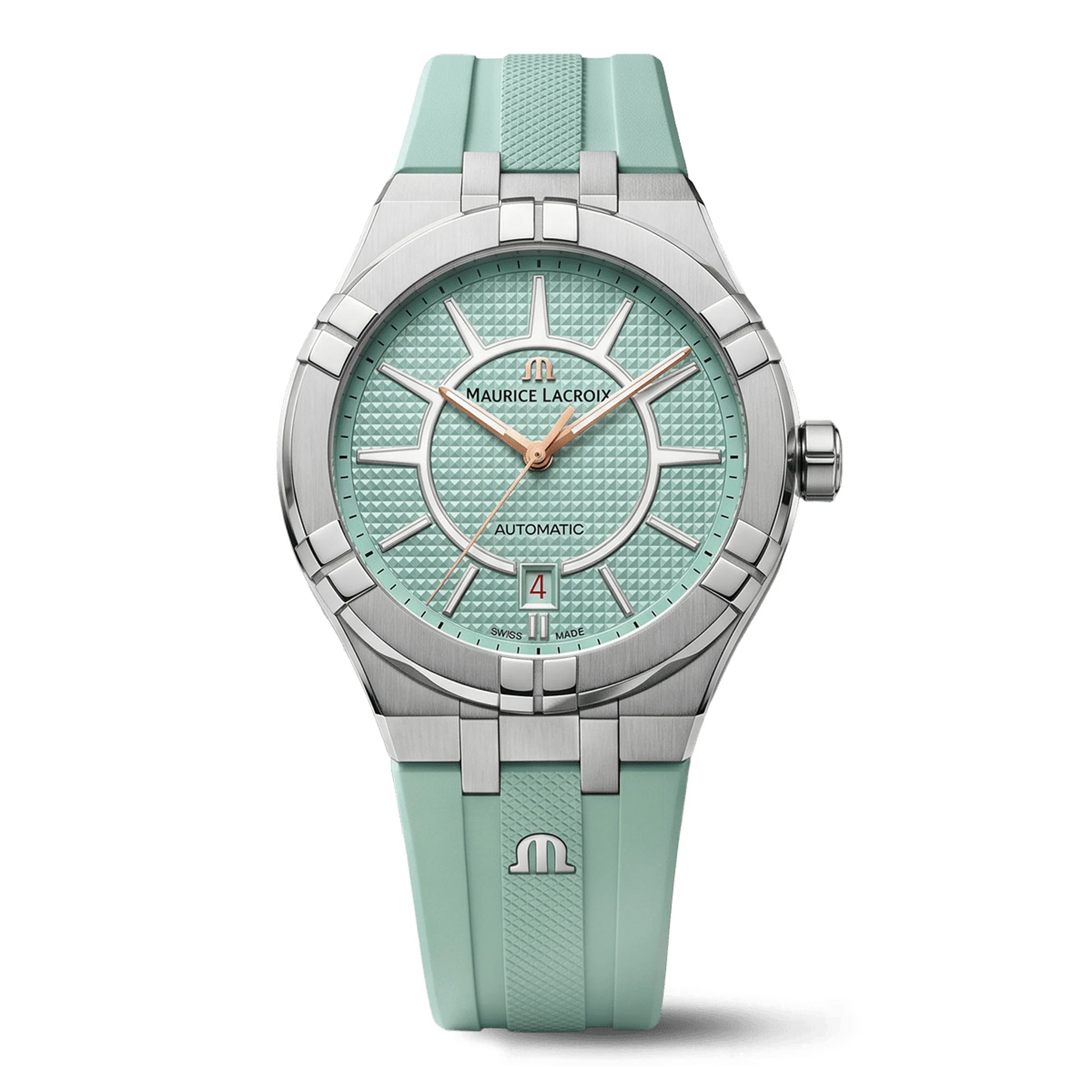 AIKON Liberty on the grey buffalo leather strap