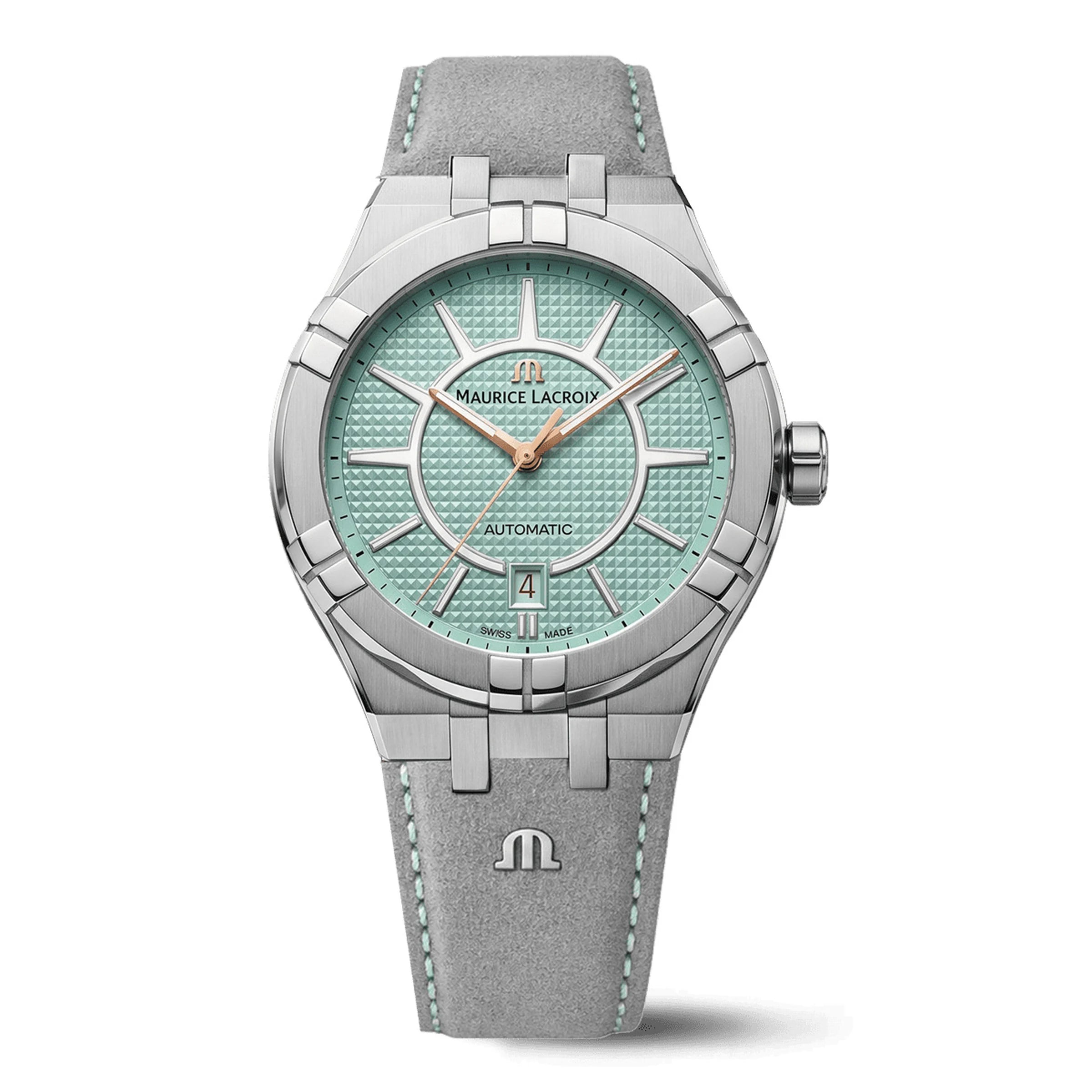 AIKON Liberty case and dial detail