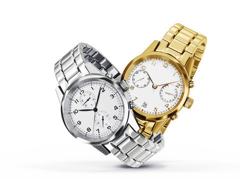 Silver and Gold Watches