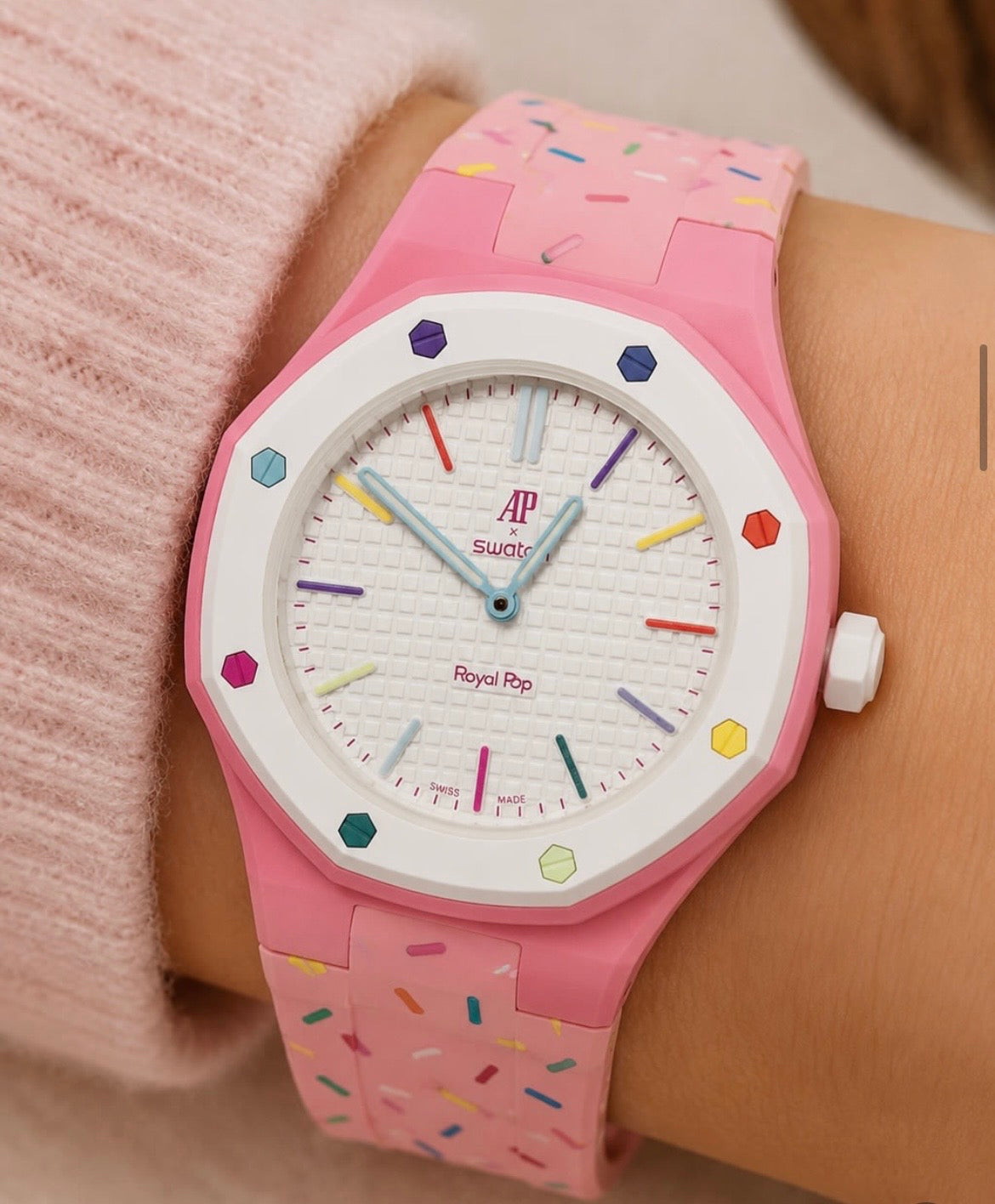 Audemars Piguet x Swatch Collaboration Royal Pop Watch Straps For Sale | WIS Watch Straps