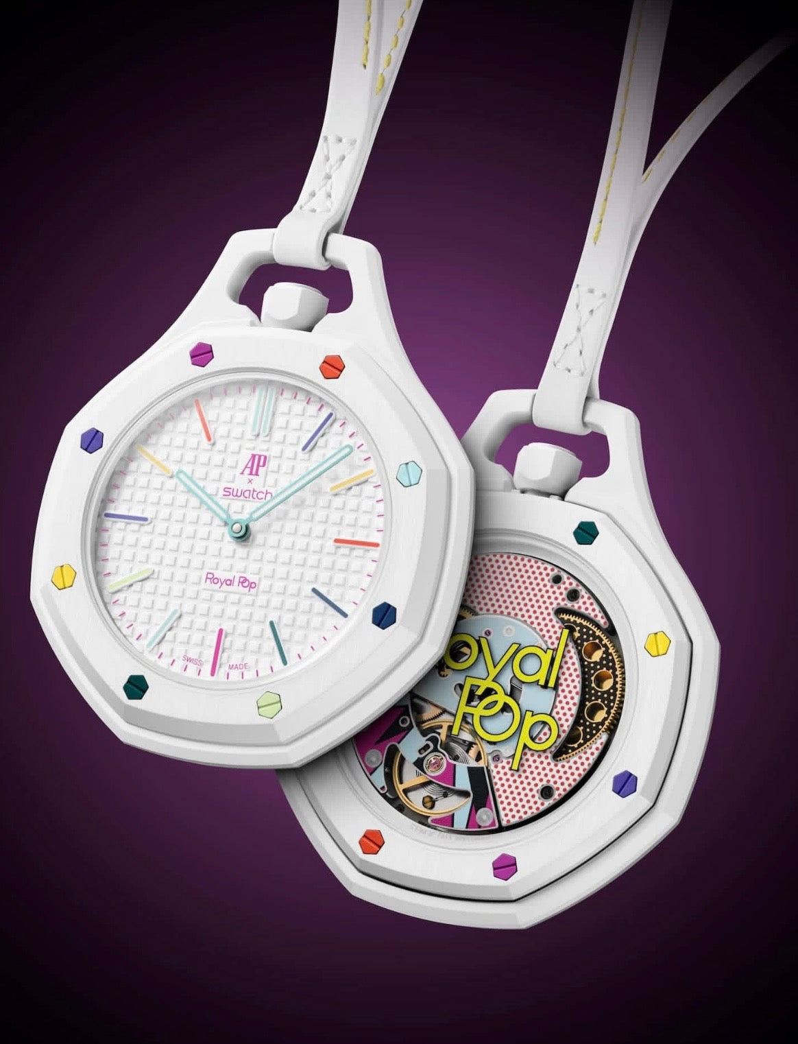 Audemars Piguet Royal Pop Swatch Collaboration Pocket Watch