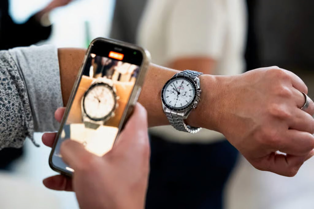 iPhone Taking Picture of a Watch