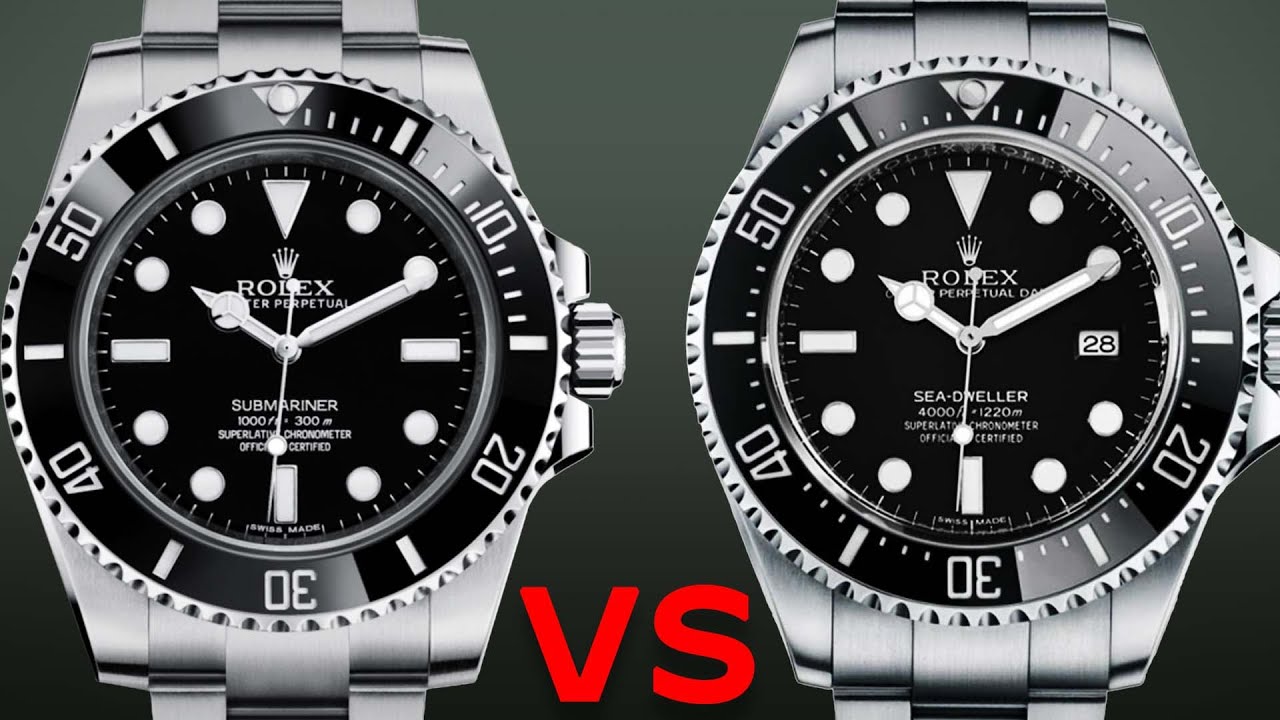 Rolex Submariner vs Rolex Sea Dweller