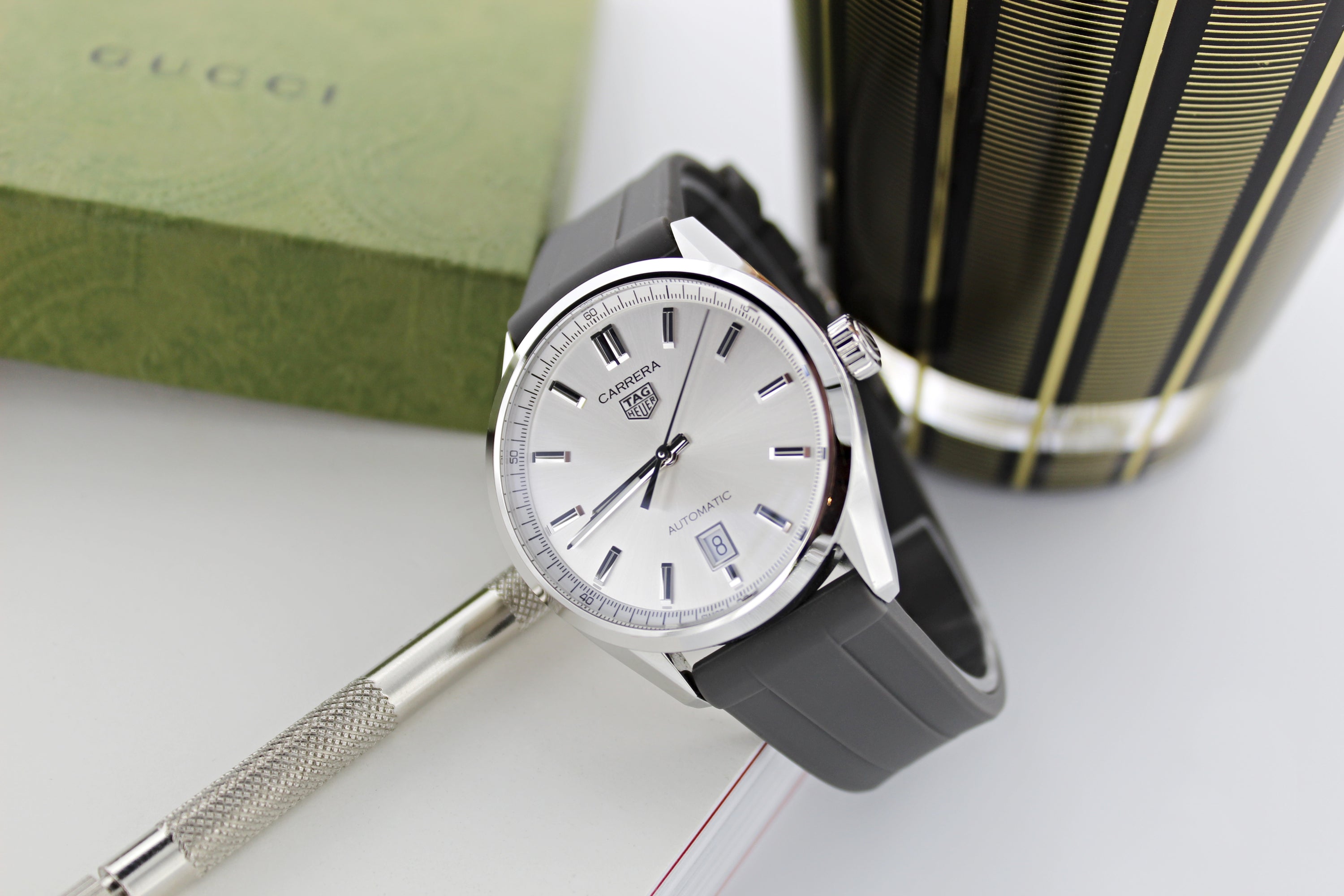 Elevate Your Watch Game with WIS Strap's 20mm Grey Quick Release Watch Straps