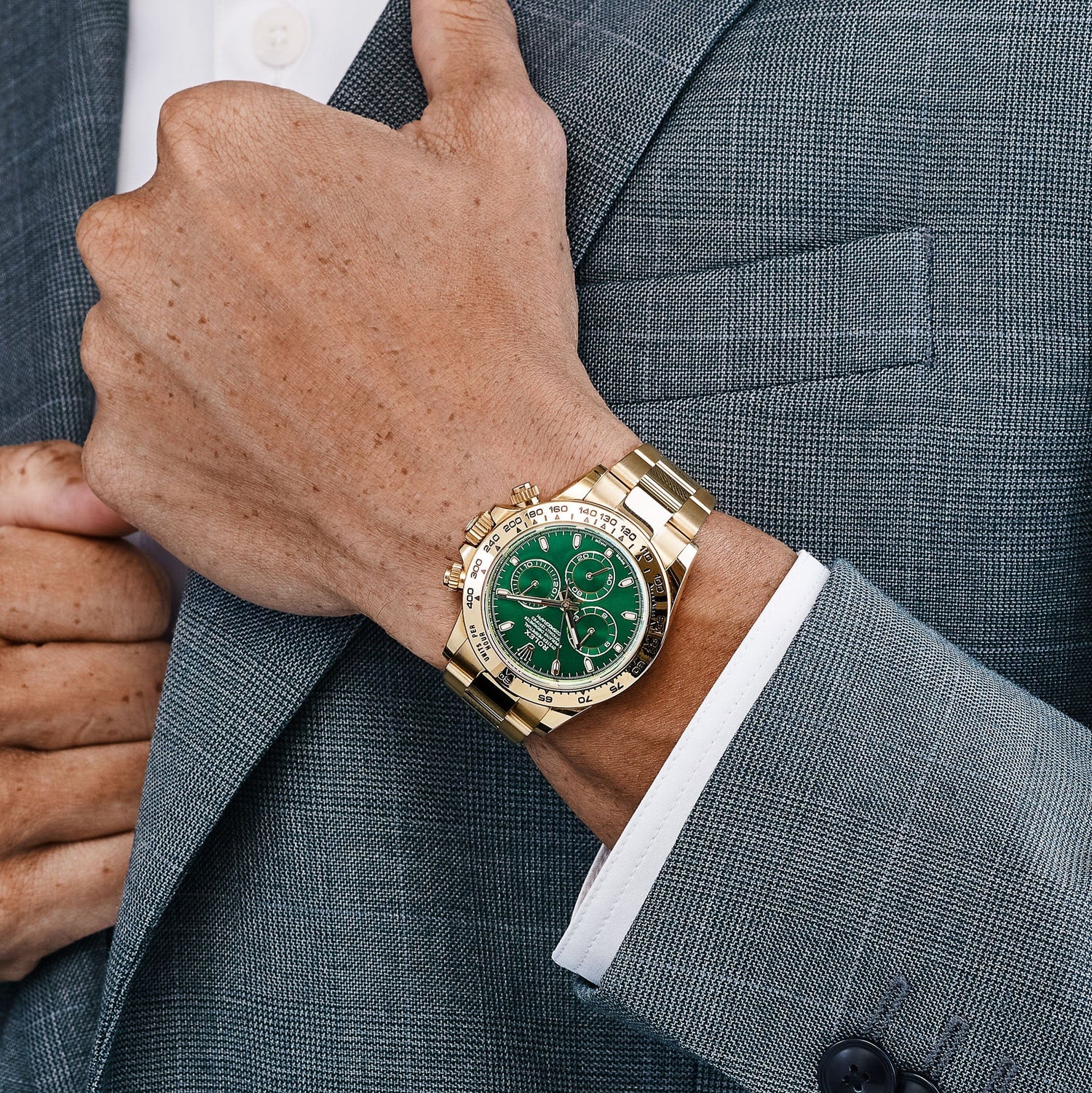 Rolex Daytona "John Mayer" Gold Daytona Green Dial