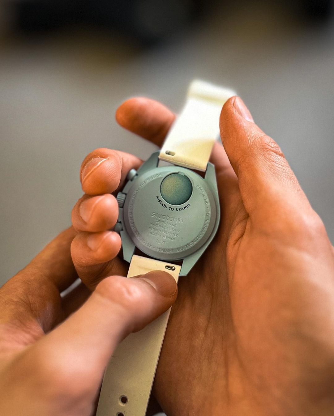 WIS Watch Straps Quick Release Watch Band for Omega MoonSwatch