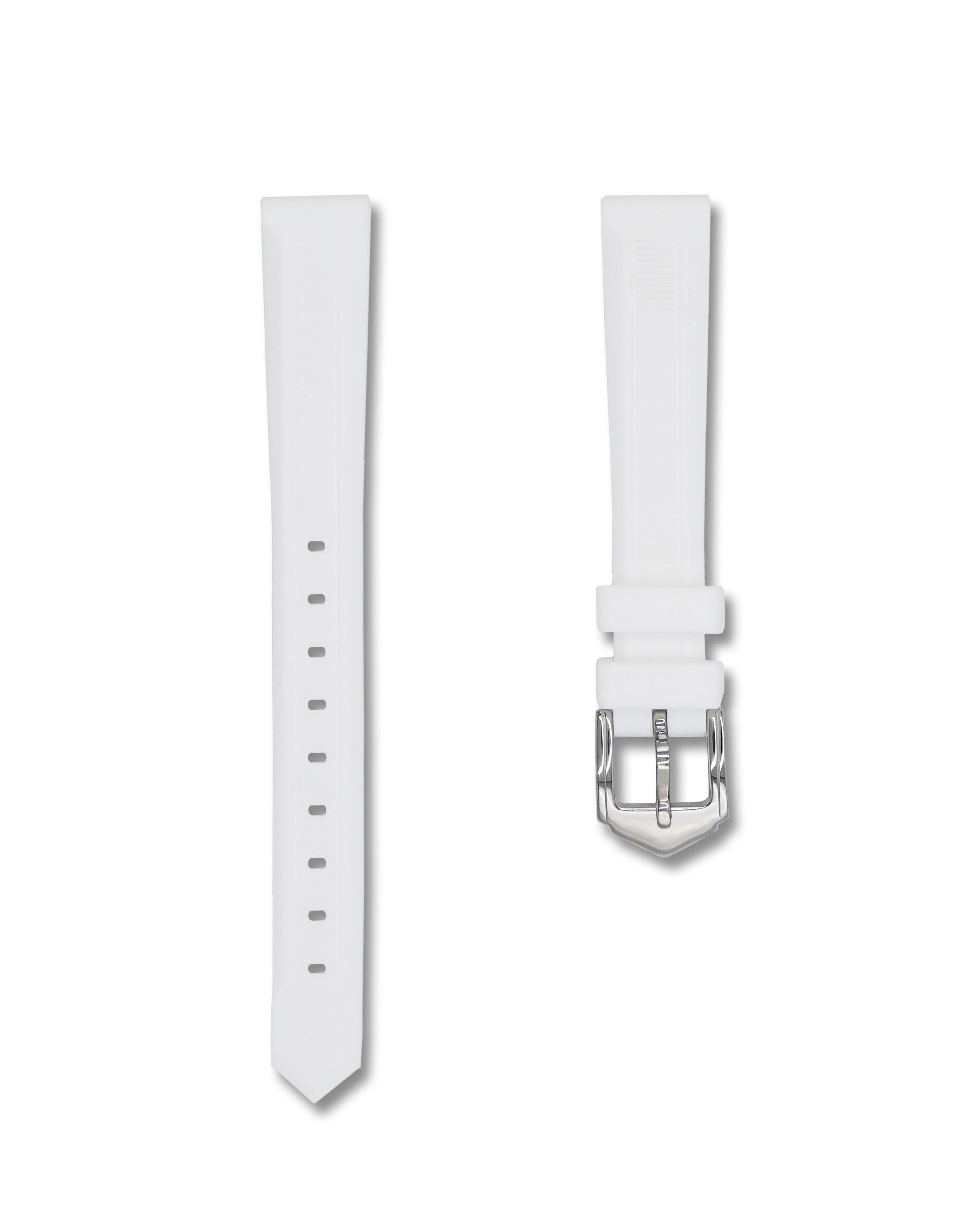Polar White - Rubber Watch Strap 14mm