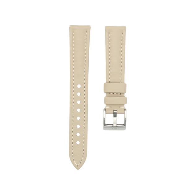 Beige - Sailcloth Watch Strap for 18mm