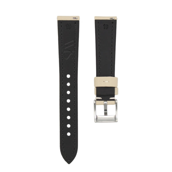 Beige - Sailcloth Watch Strap for 19mm