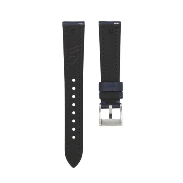 Midnight Blue - Sailcloth Watch Strap for 19mm