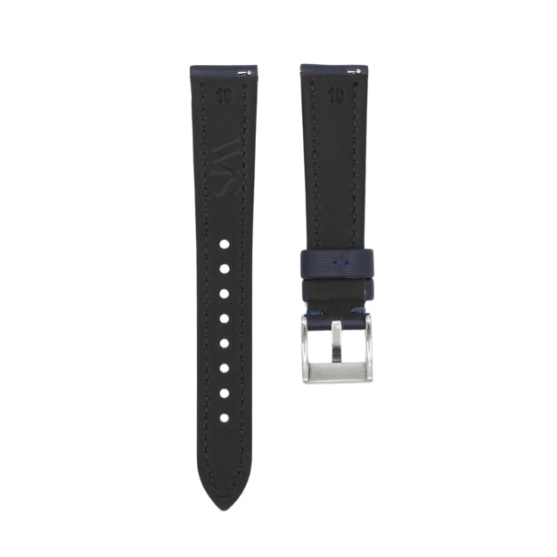 Midnight Blue - Sailcloth Watch Strap for 19mm
