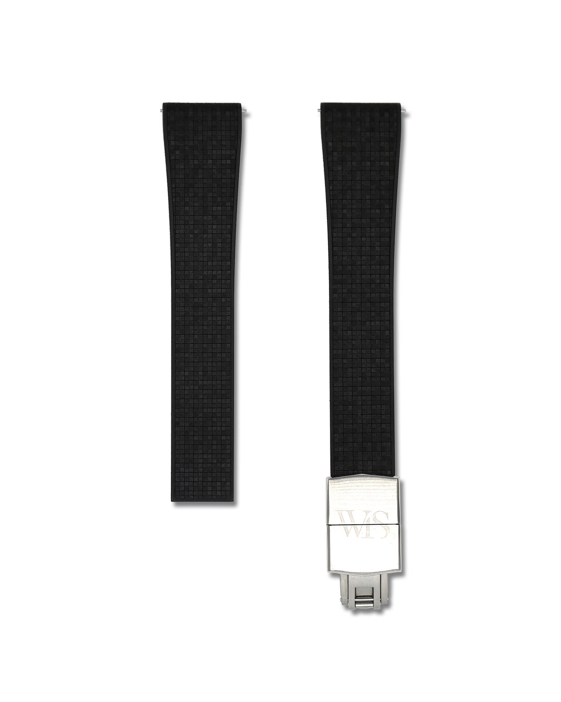 Patterned Black Rubber Front 