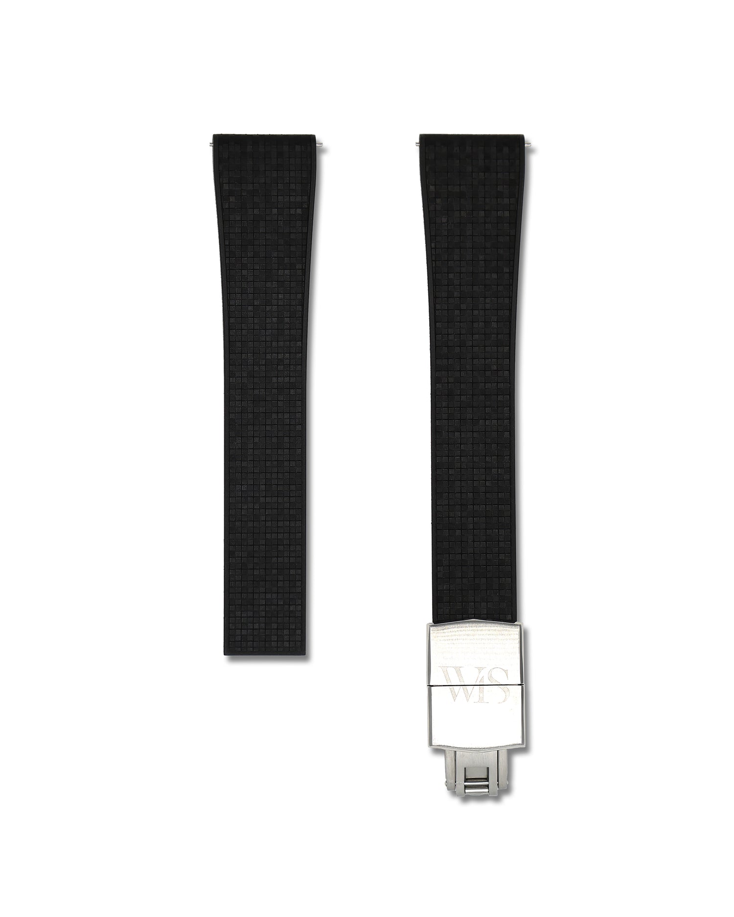 Patterned Black Rubber Front 