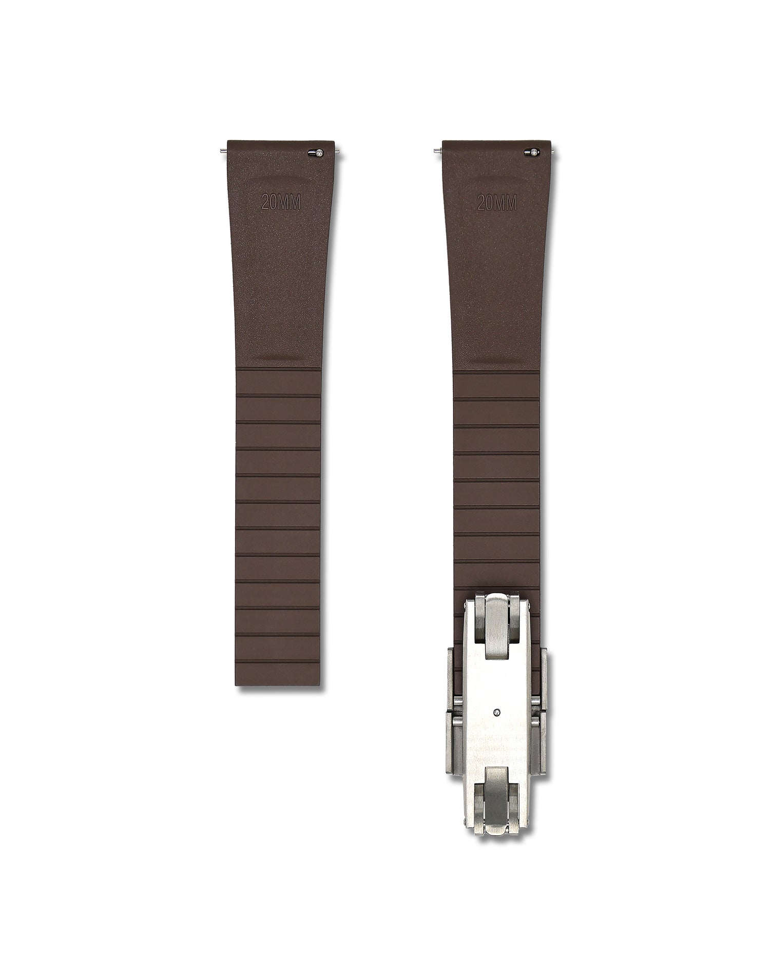 Brown Patterned Rubber Back