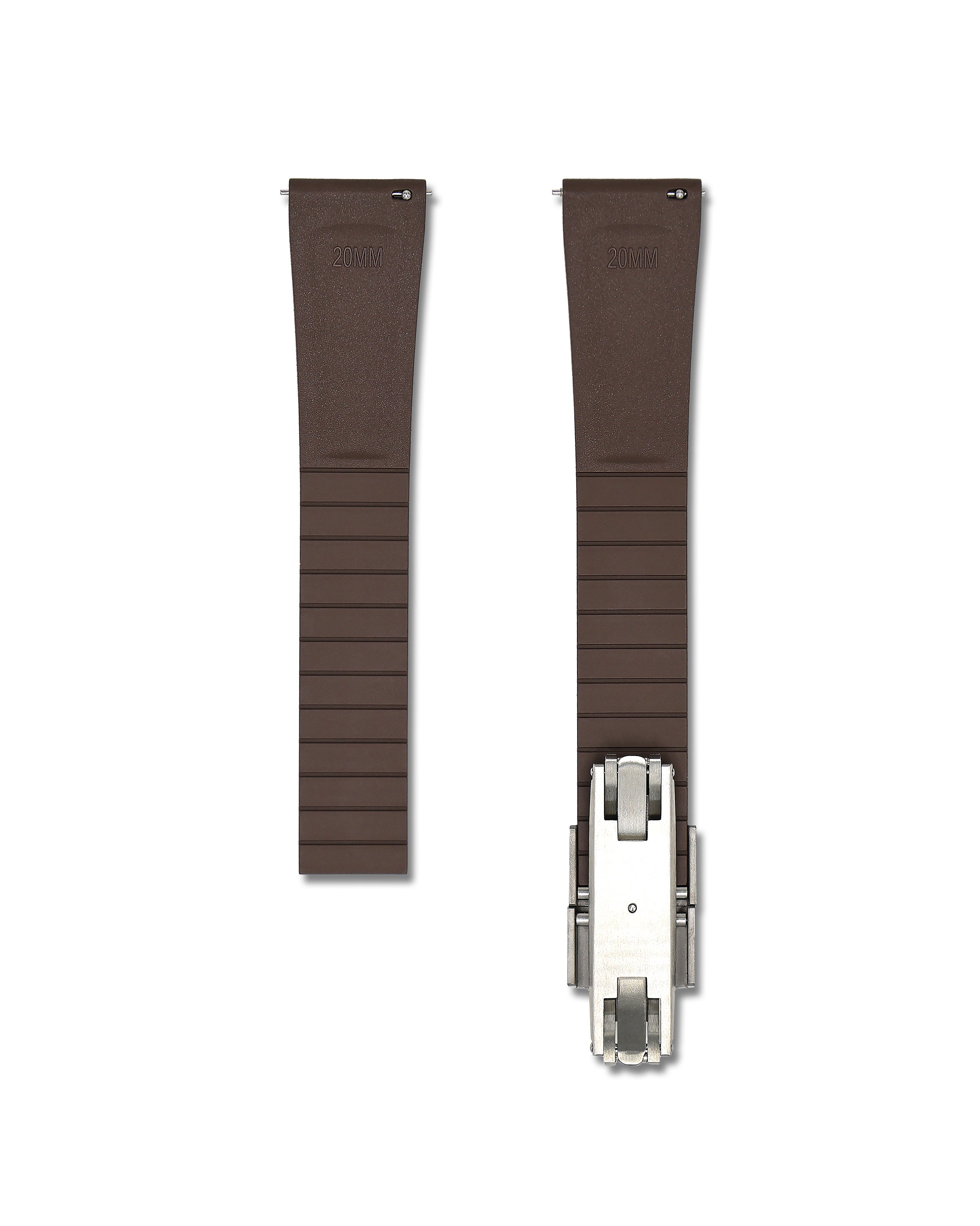 Brown Patterned Rubber Back