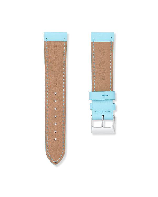 Sky Blue - Handmade Italian Leather Watch Strap For TAG Heuer Carrera