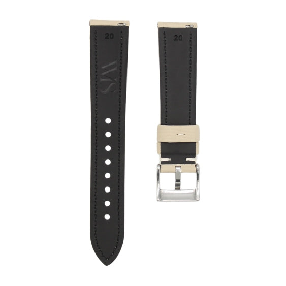 Beige - Sailcloth Watch Strap for 20mm