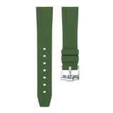 Forest Green - Quick Release Rubber Watch Strap for Oris Big Crown