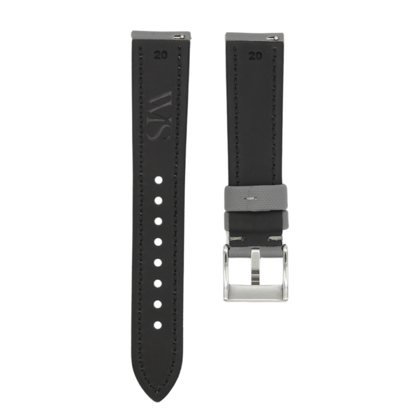 Slate Grey - Sailcloth Watch Strap for 20mm