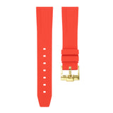 Scarlet Red - Quick Release Rubber Watch Strap for Seiko Marinemaster