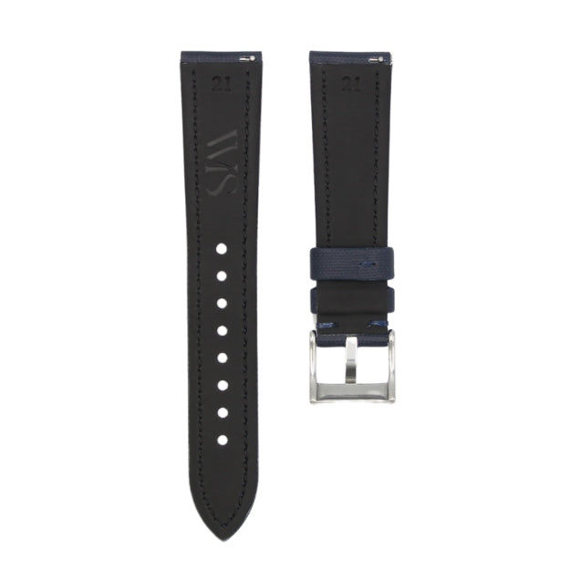 Correa de caucho azul real para Zenith Chronomaster