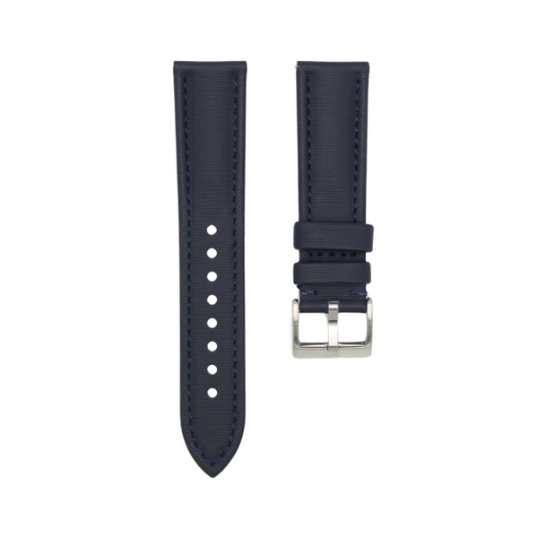 Midnight Blue - Sailcloth Watch Strap for 22mm